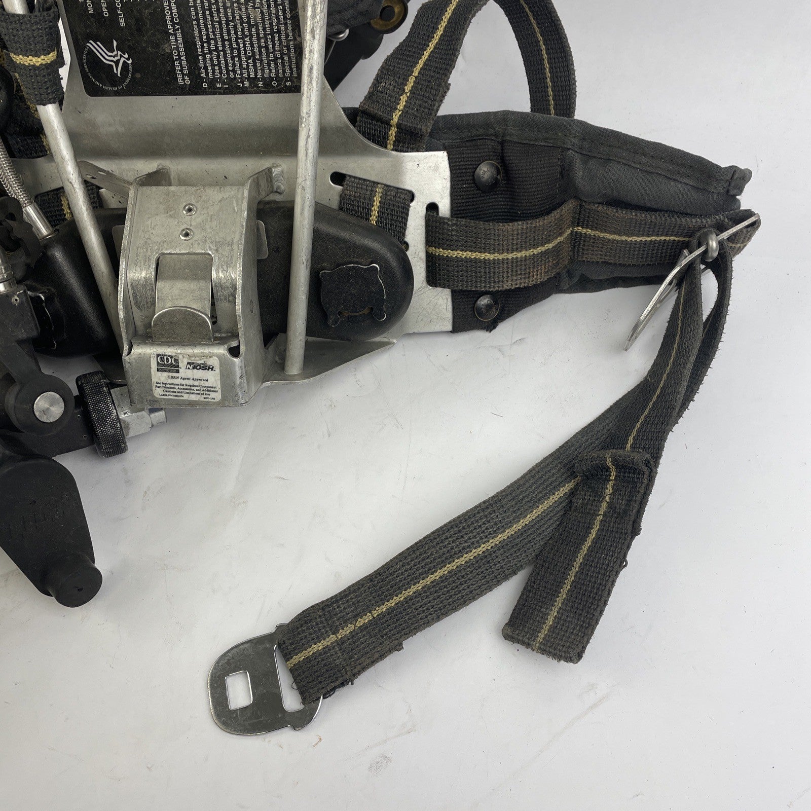SCOTT SAFETY 4.5 4500 SCBA Air Pack Harness EZ-Flow Air Pak Plus with Sensor Q