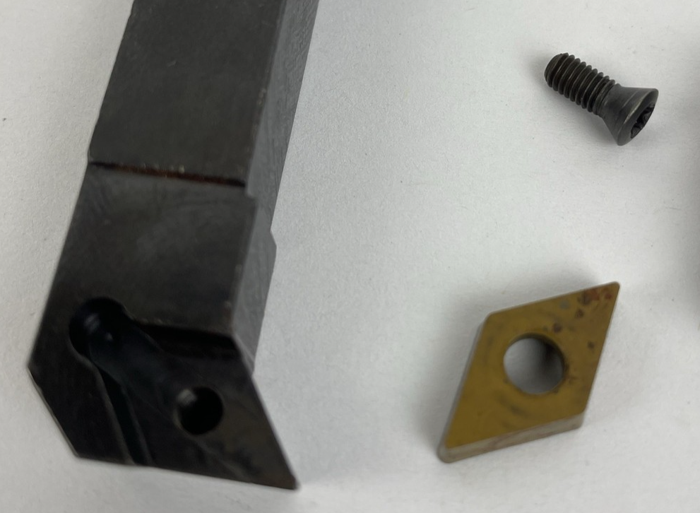 Smart Lathe Carbide Insert Lathe Fine Turning Tool # UT5008 Left w Key Tool