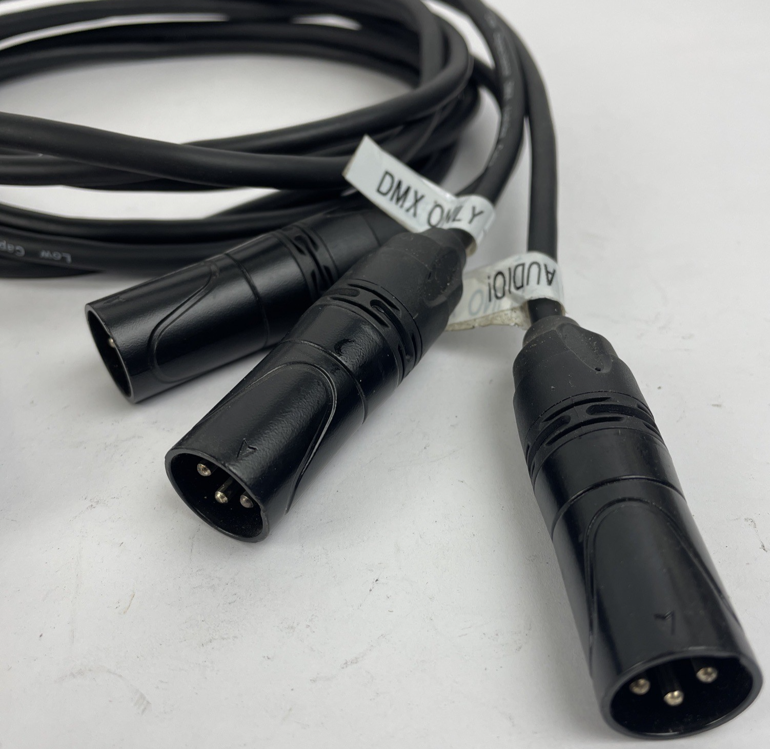 3 x Low Capacitance DMX Lightning XLR 3 Pin Male to Female Cable (s) 5 Foot 5'