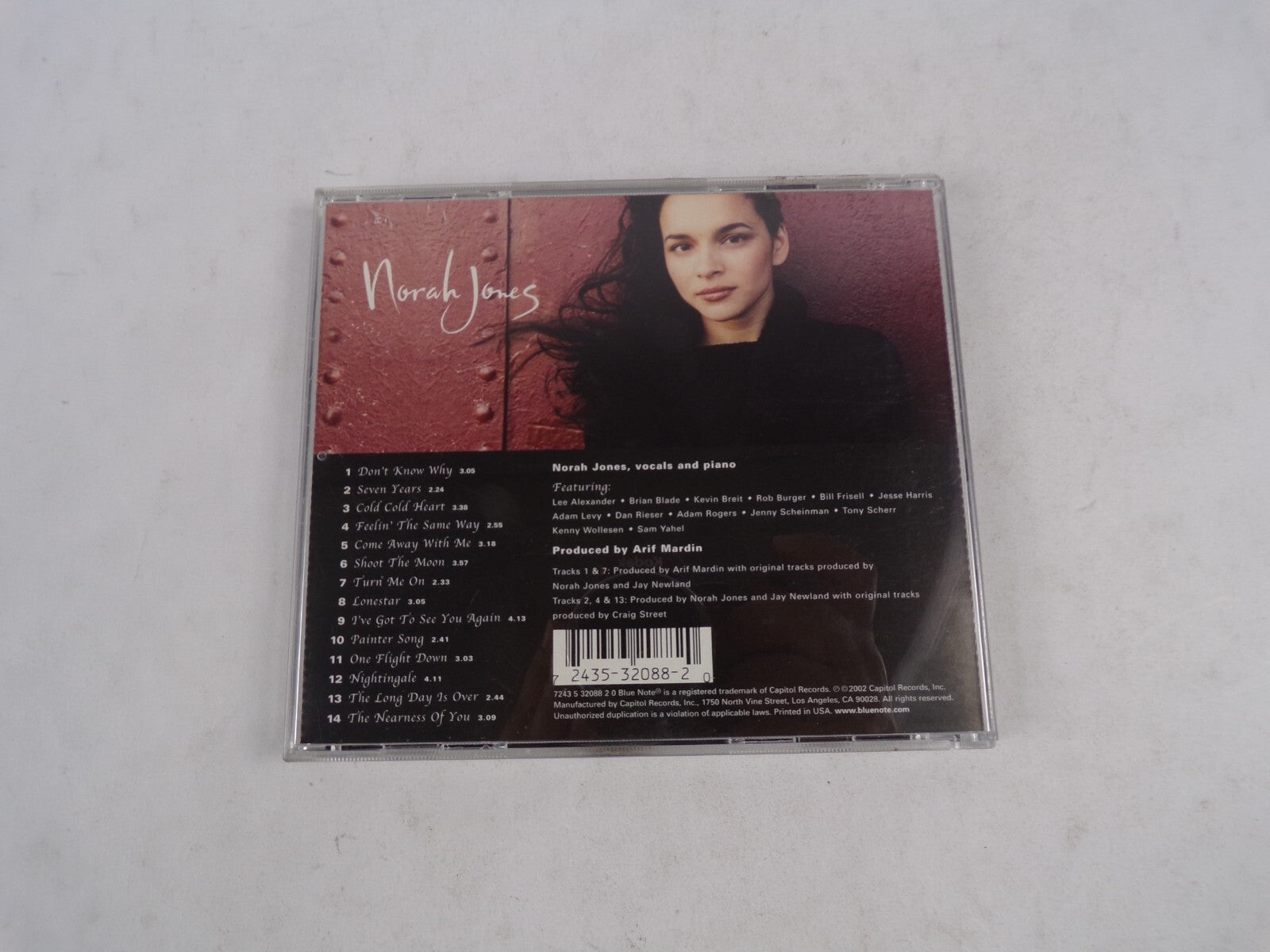 Norah Jones Come Away With Me Dont Knew Why Seven Years Cold Cold Heart CD#54