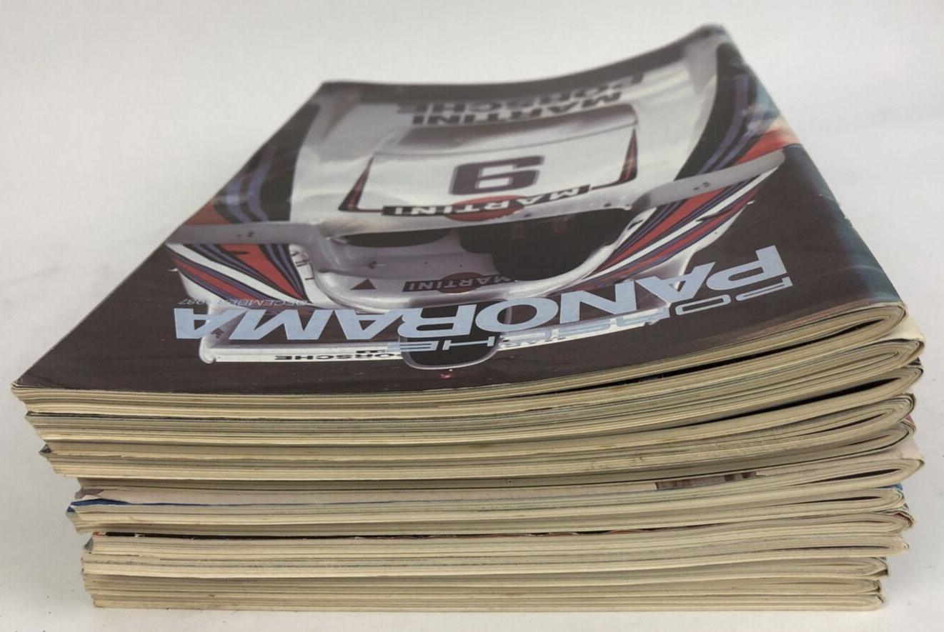 Porsche Panorama Magazine - 1987 Complete Set 30th Anniversary 12 issue - RARE
