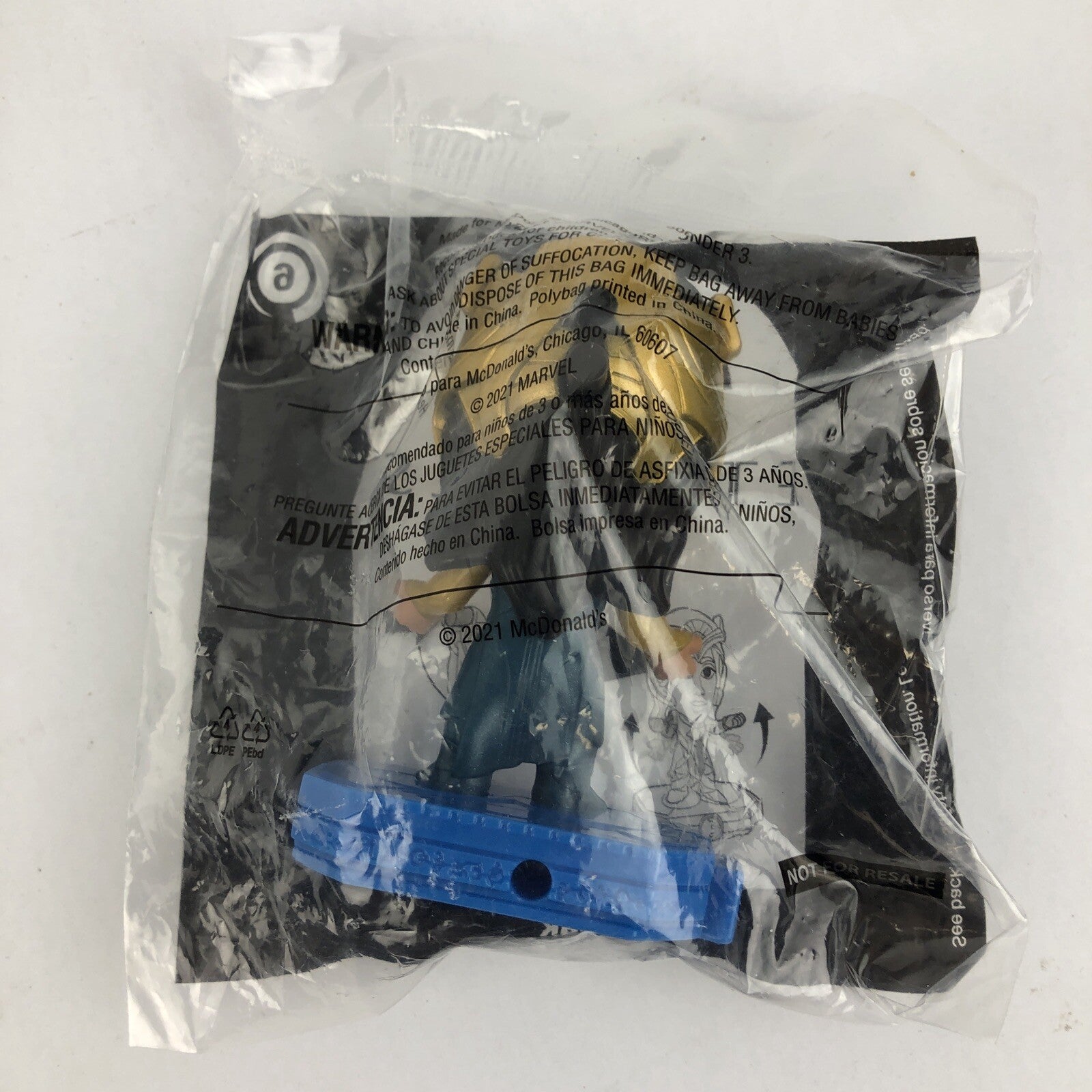 New 2021 McDonald’s Happy Meal Toy Marvel Eternals #6 Ajax NIP Collectable