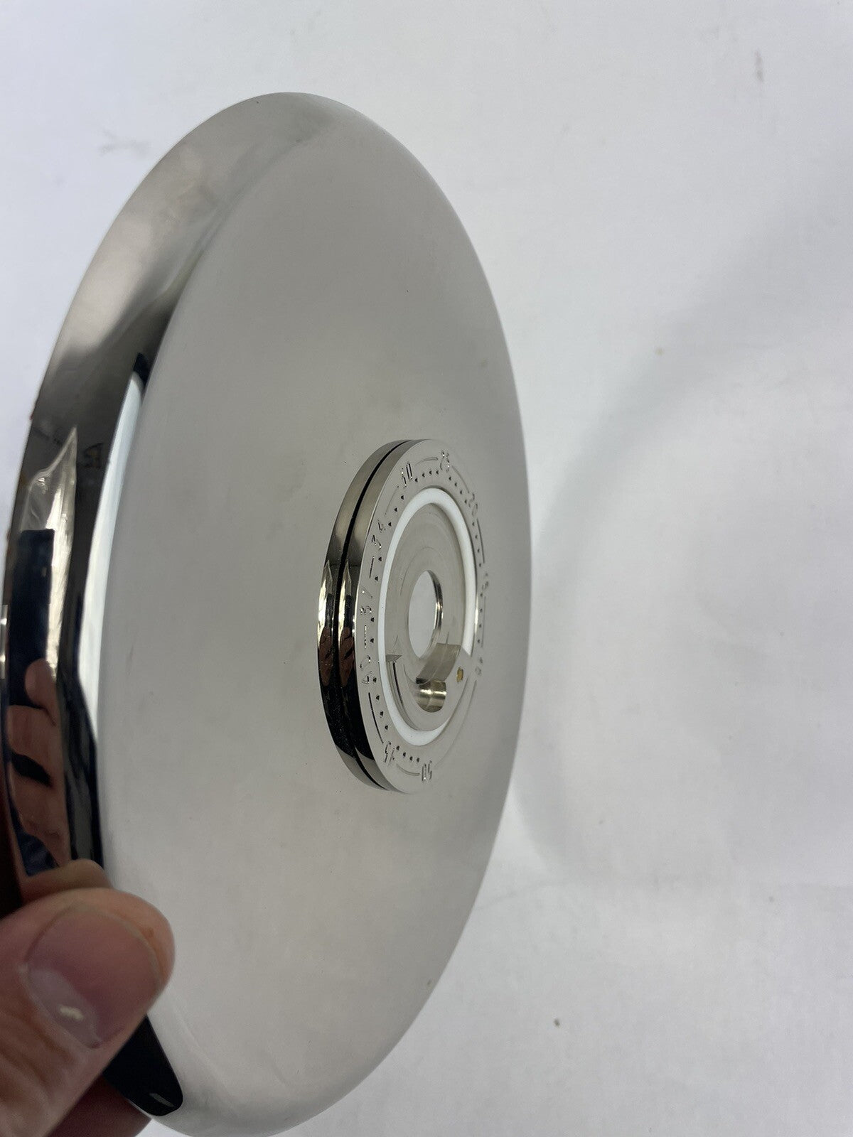 THG Paris Broadway nickel polished Trim Plate 8 1/2" for Eurotherm Thermostat