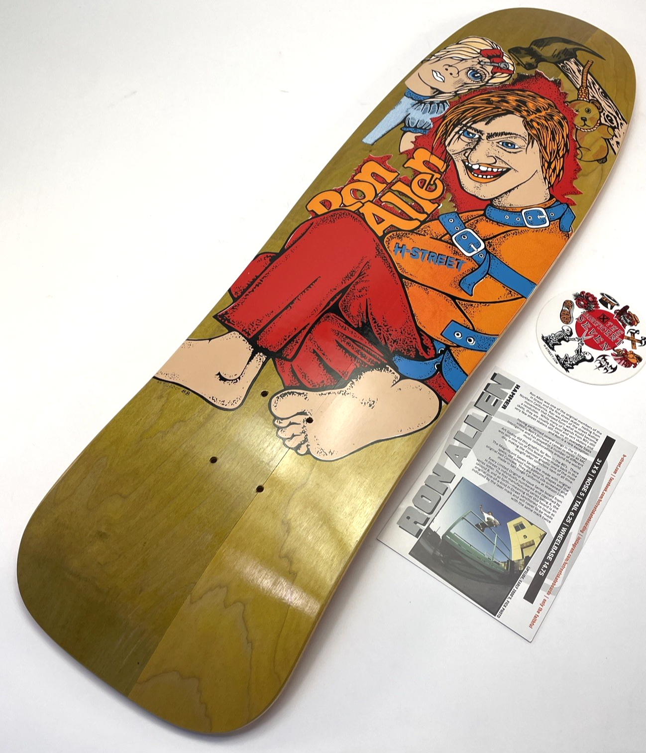 RON ALLEN "INSANE" RE-Issue Deck H-Street Skateboards Watson Laminates 16 / 166