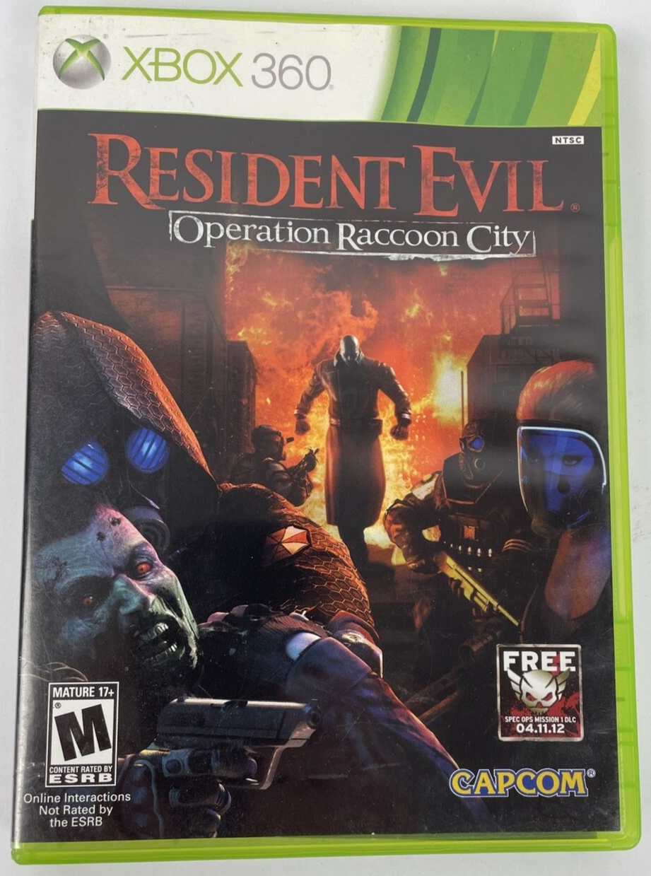 2 x Resident Evil - Operation Raccoon City Resident Evil 6 ~ Xbox 360 Complete