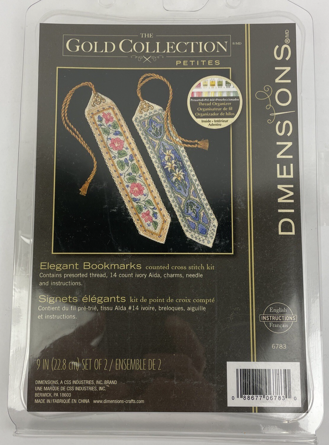 Dimensions Gold Collection Petites Elegant Bookmarks #6783