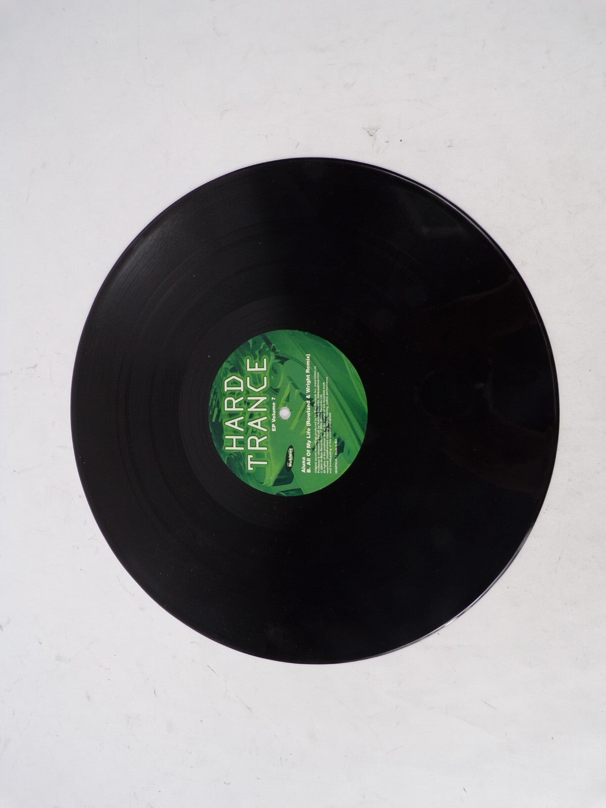 Hard Trance Greg Brookman 'Free Flow' Aluna 'All Of My Life' Vinyl Record