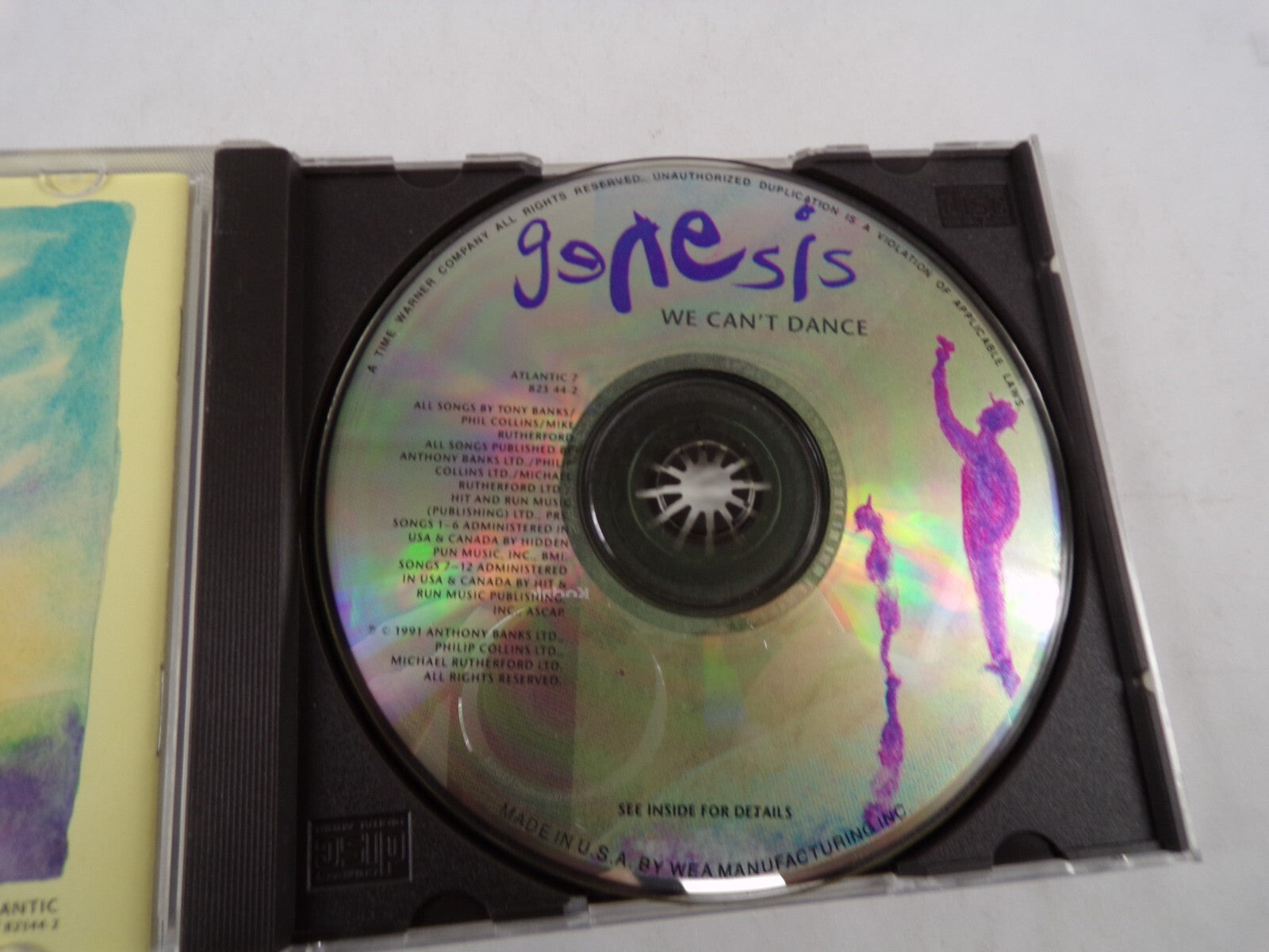 Genesis We Can't Dance No Son Of Mine Jesus He Knows Me I Can't Dance CD#57