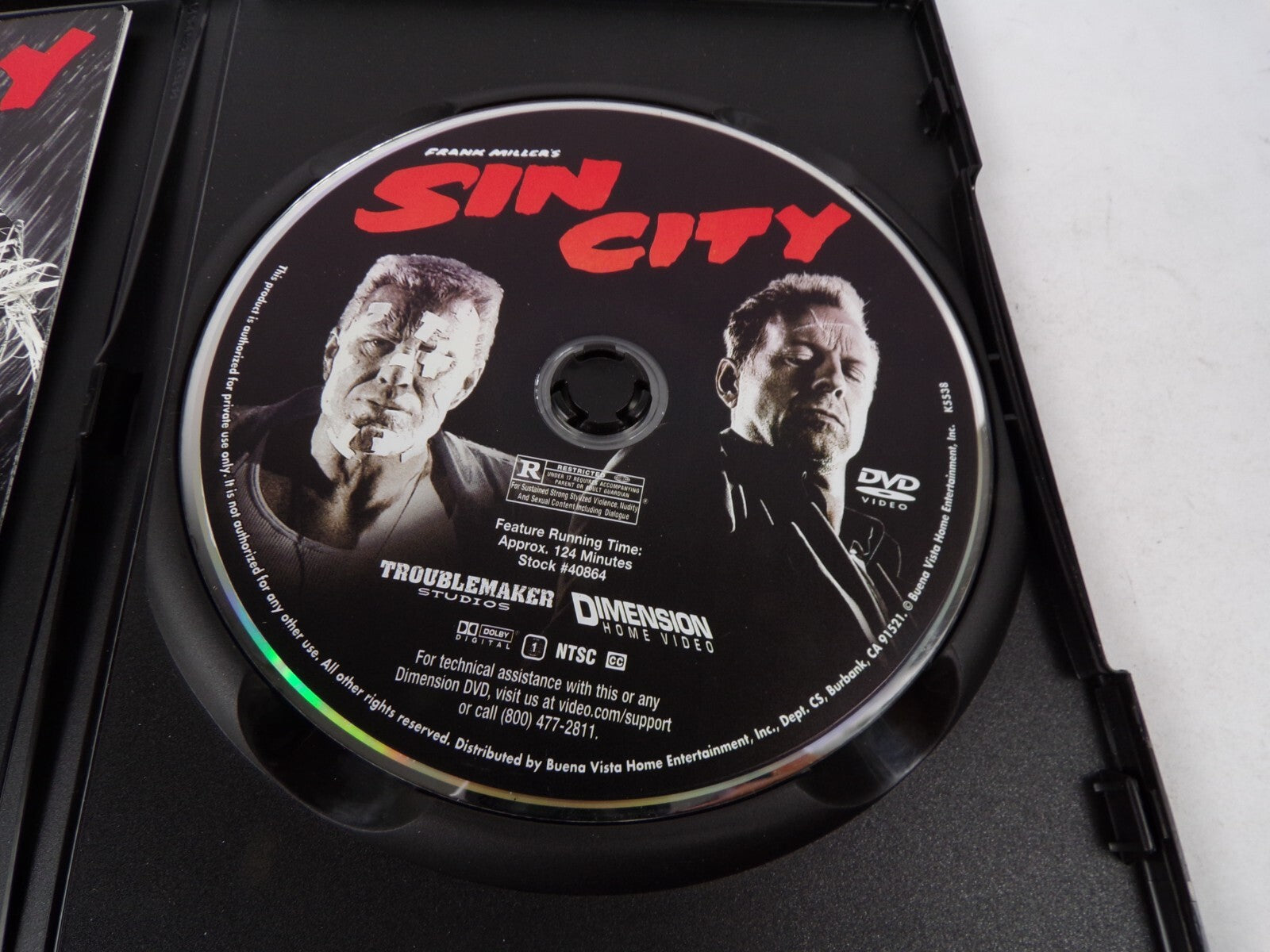 Sin City Frann Millca's Directed By Robert Rodriguez & Frank Miller DVD Movies