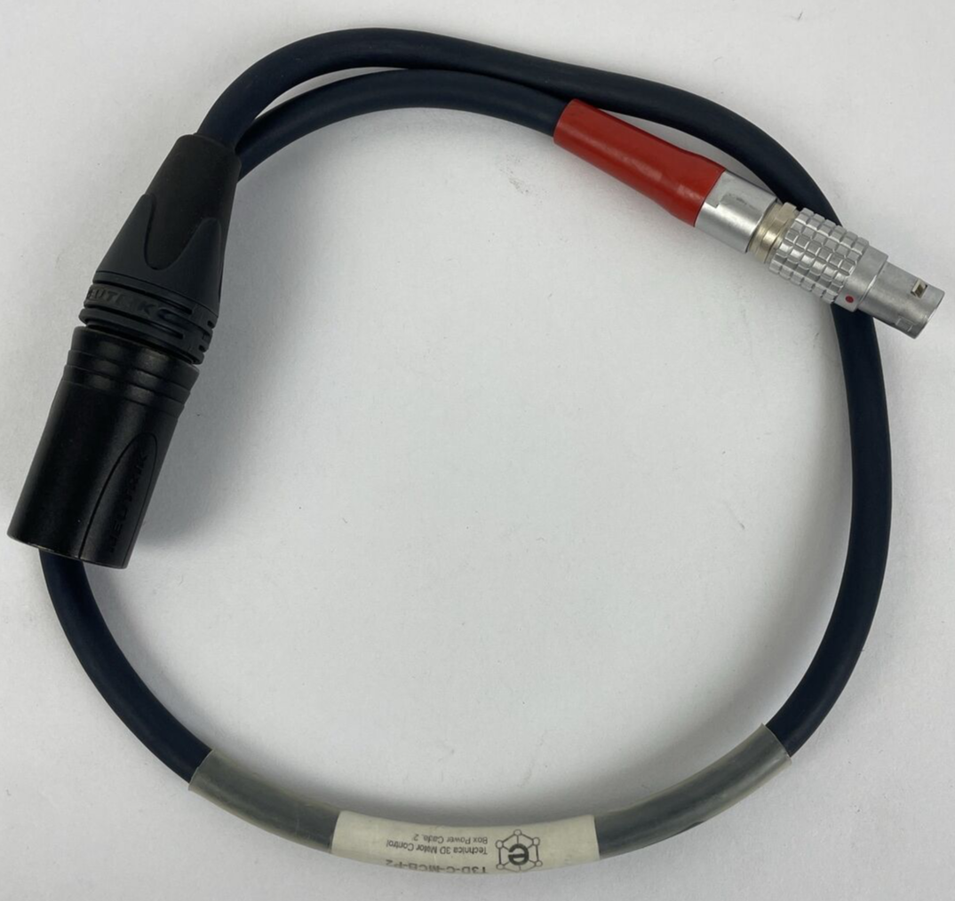 Laird Lemo 2-Pin Male to Neutrik 4-Pin XLR Male Teradek Power Cable - 28"