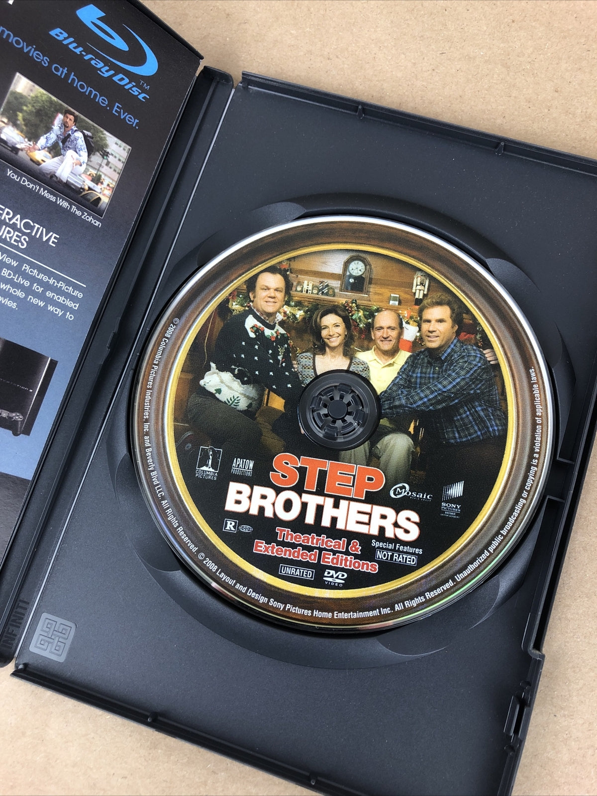 Step Brothers (UNRATED WIDESCREEN EDITION DVD, 2008) Will Farrell John C. Reilly