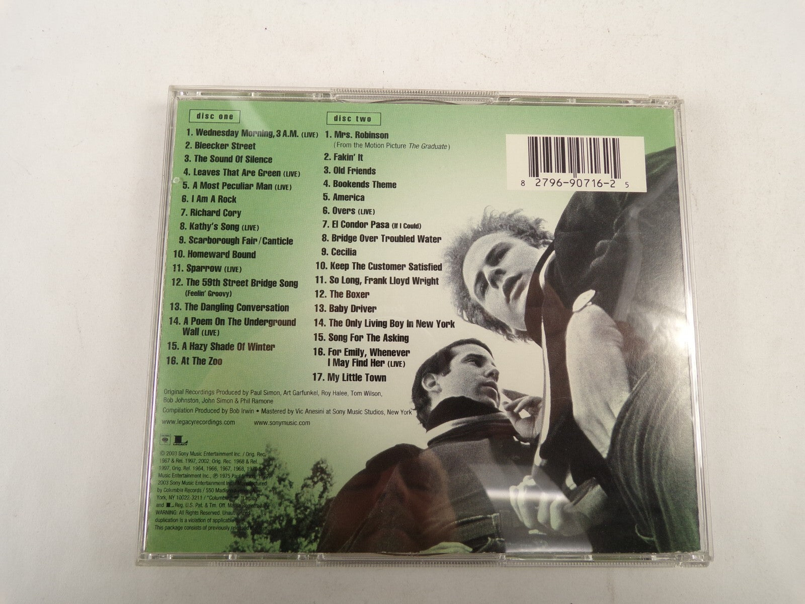 The Essential Simon & Garfunkel Wednesday Morning 3 Am I Am A Rock CD#53