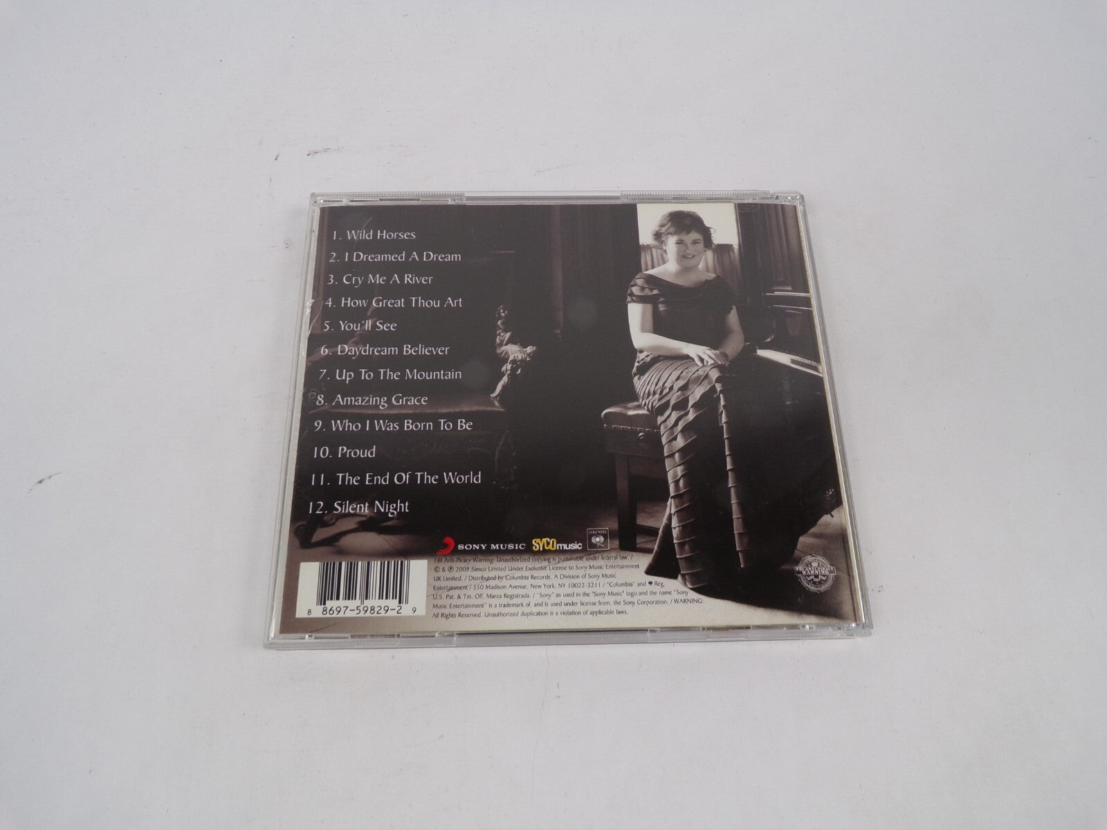 I Dreamed A Dream Susan Boyle Wild Horses I Dreamed A Dream Cry Me A Dream CD#67