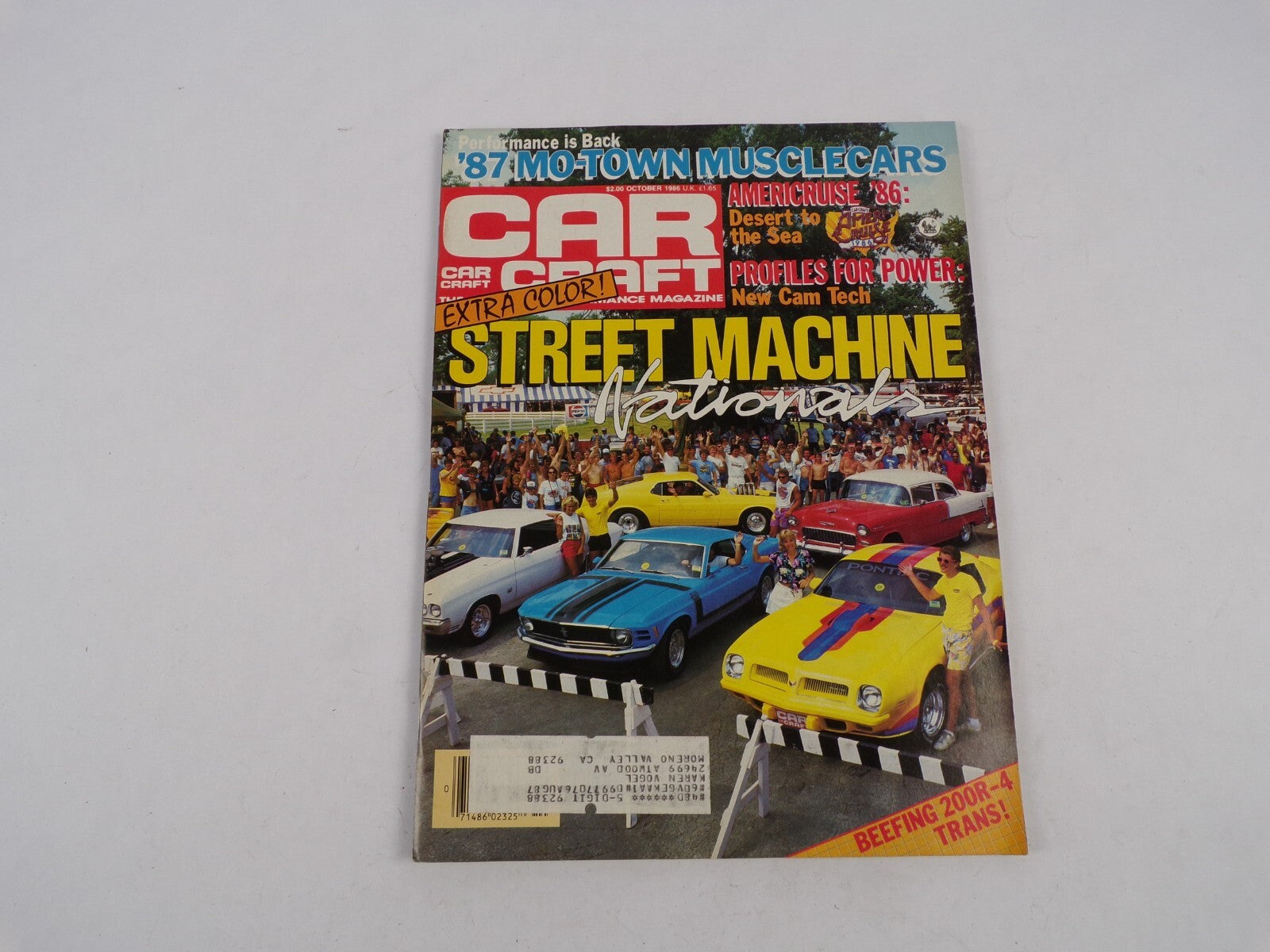 October 1986 Car Craft Extra Color! Street Machine Nationals '87 Mo-Town Muscle