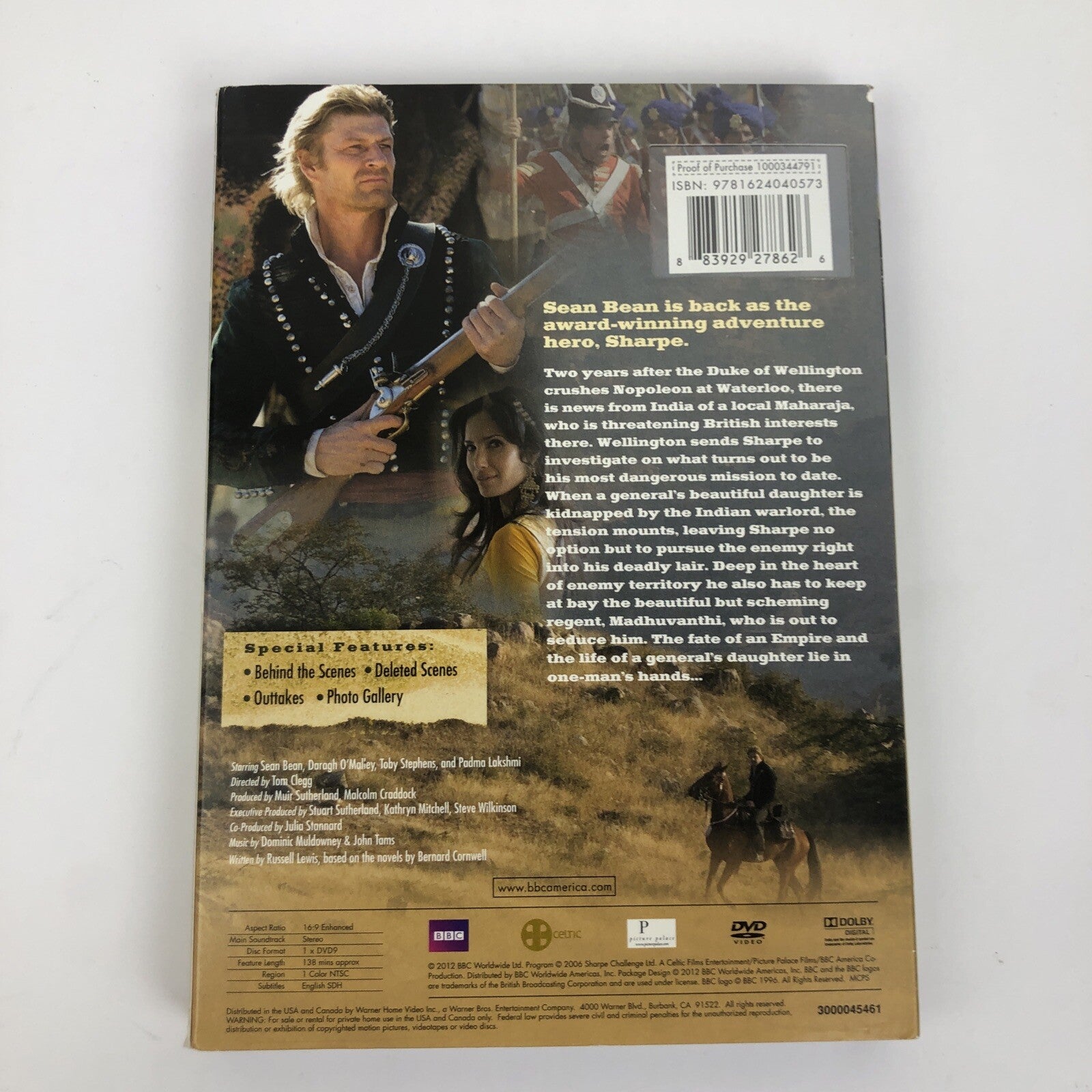 Sharpe's Challenge, DVD Video Sean Bean NTSC, Color, Multiple Formats BBC NEW