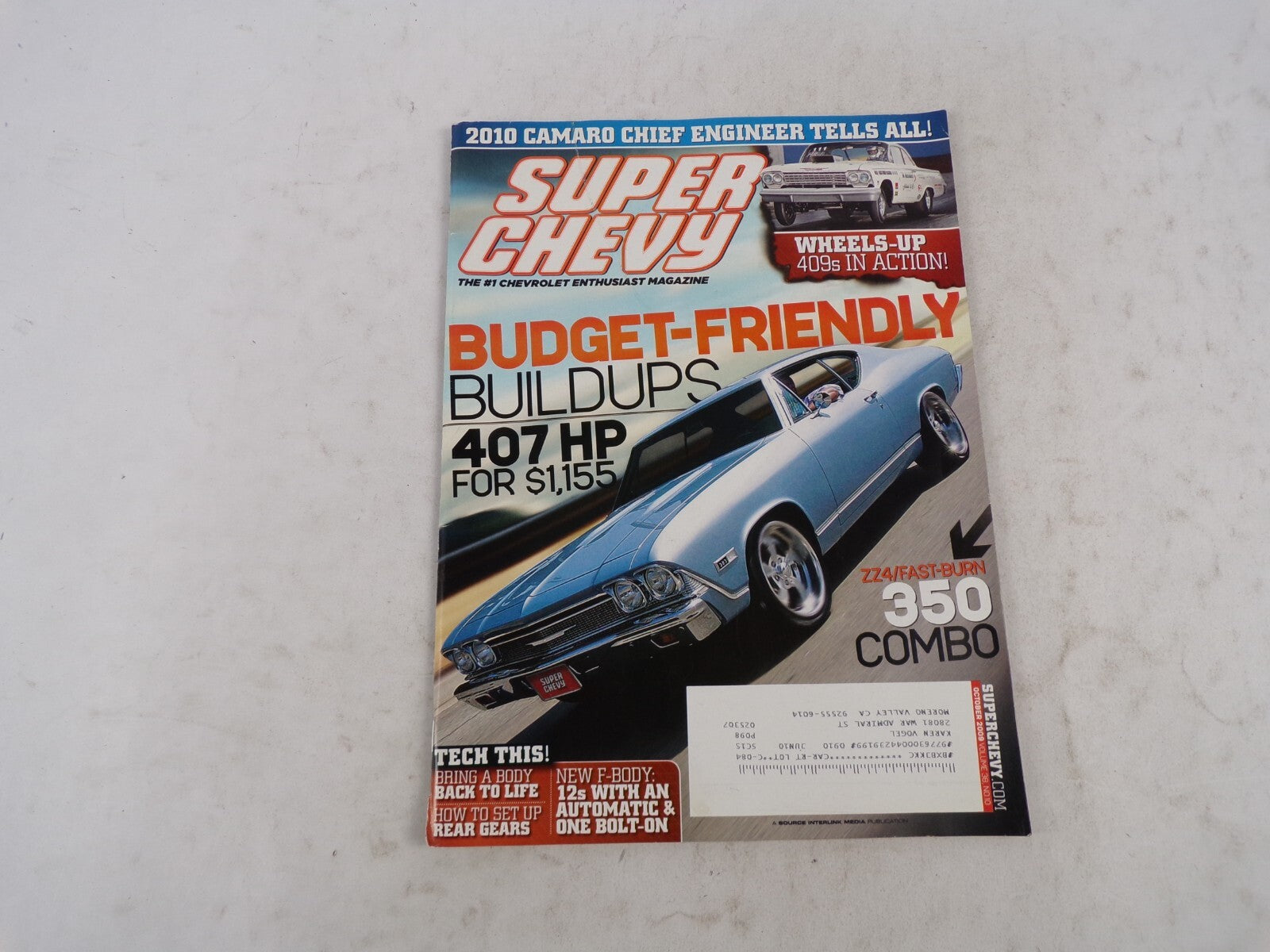 October 2009 Super Chevy Budget-Friendly Buildups 2010 Camaro Chief Engineer