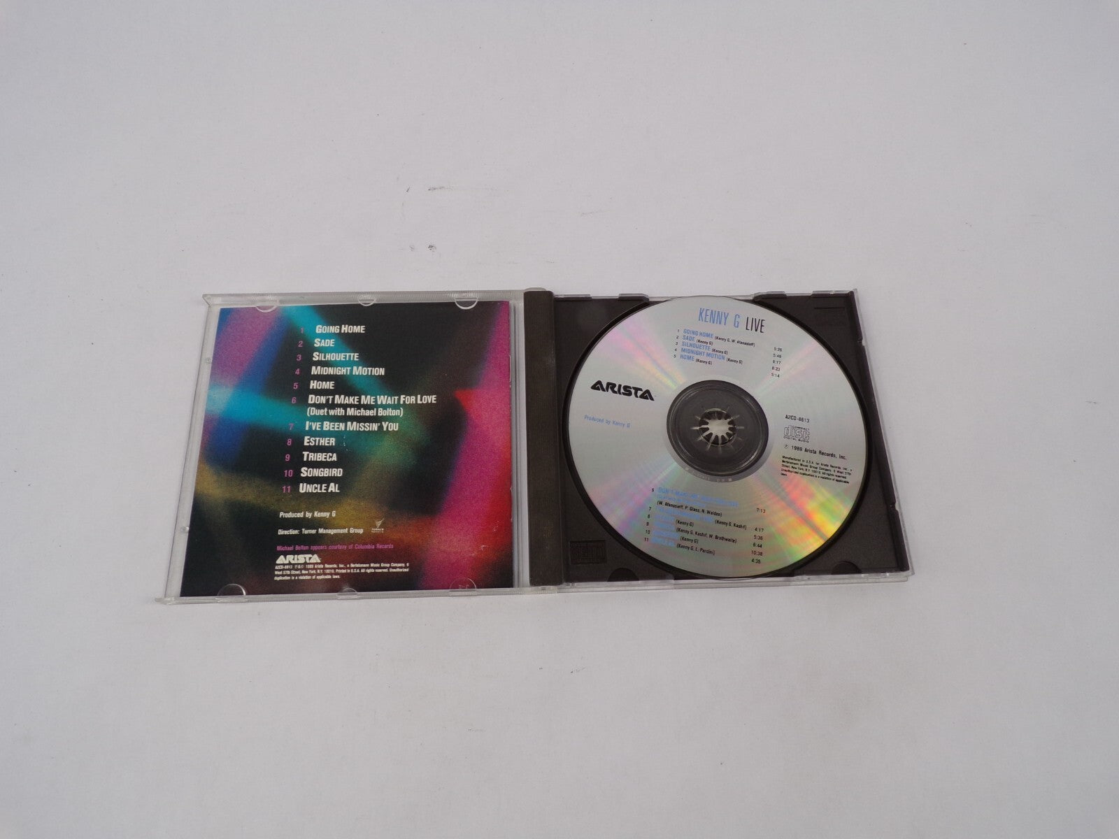 Kenny G Live Going Home Sade Sihouette Home Dont Make Me Wait For LoveCD#67