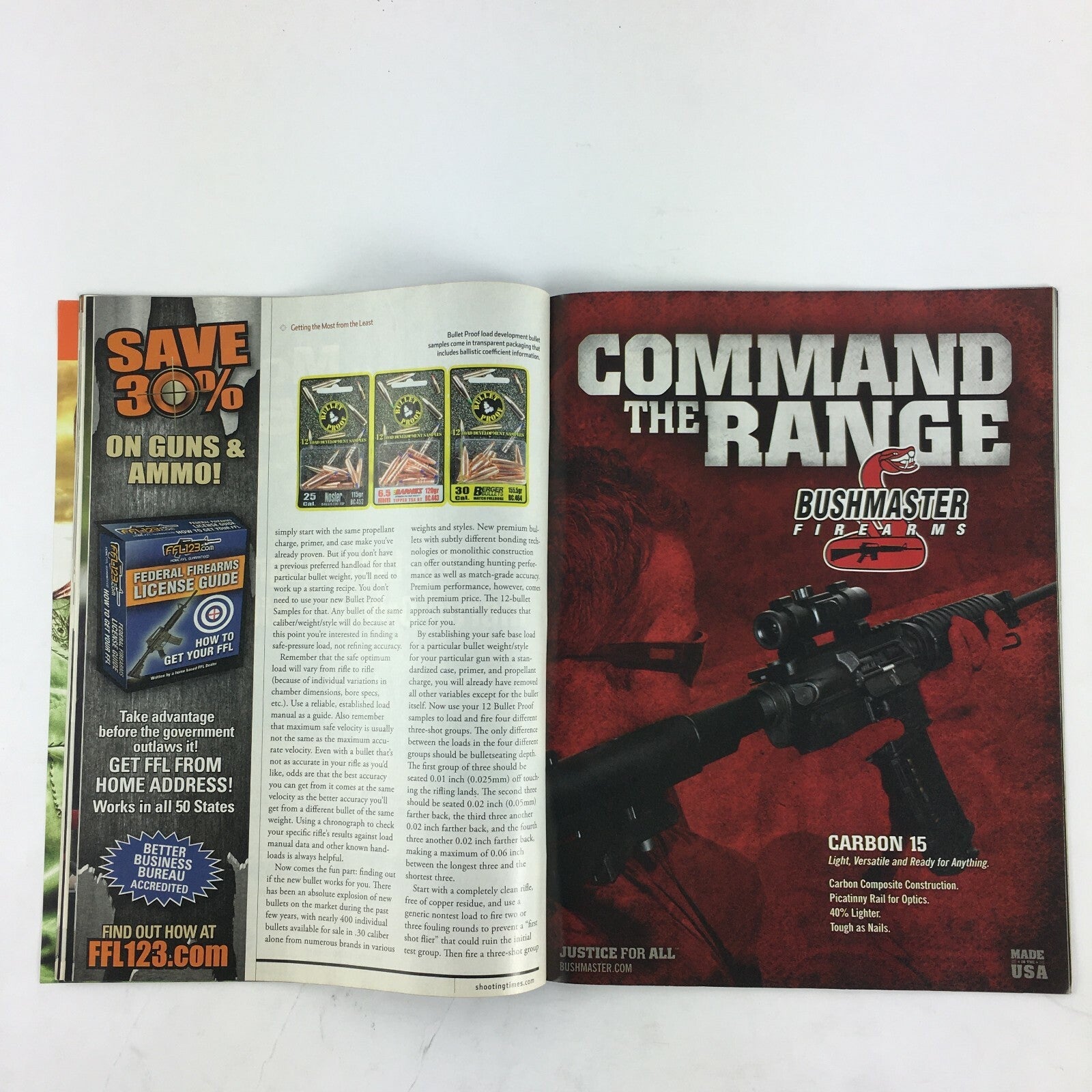 December 2012 Guns & Ammo Magazine The Best Cartridge The Army Doesn't Have .45