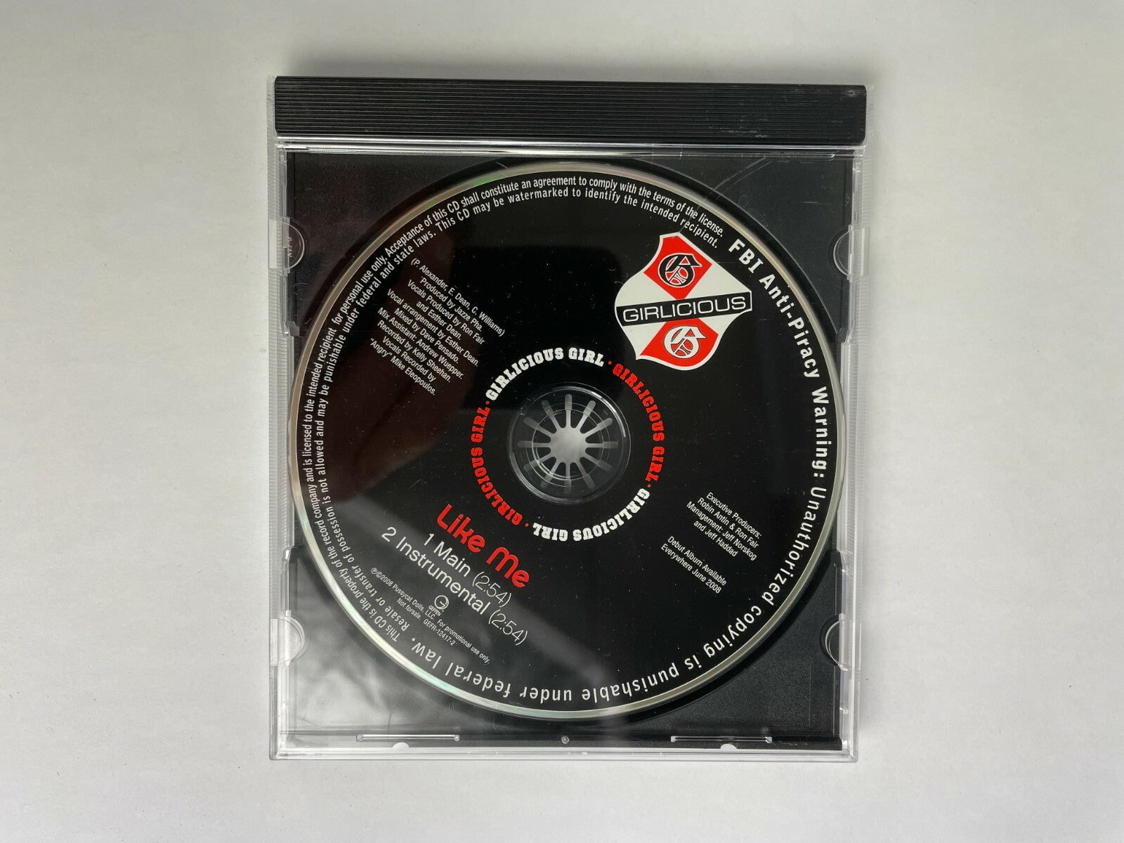Girlicious Like Me P.Alexander E.Dean C.Williams Main Instrumental Disc Q12