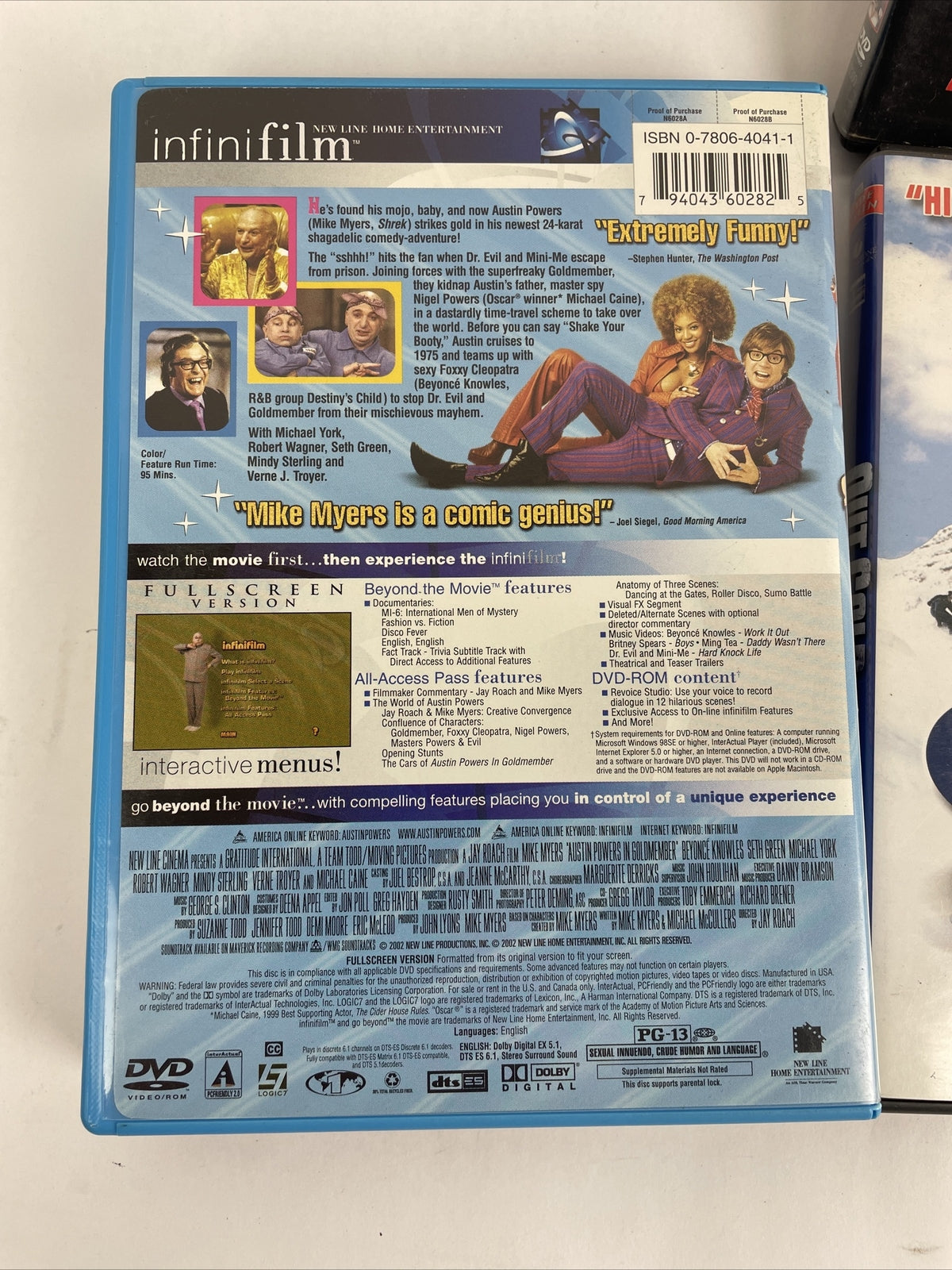 Lot Of 6 Silly Comedy DVDs GOLDMEMBER Waiting Out Cold Scary Movie Hangover NATM