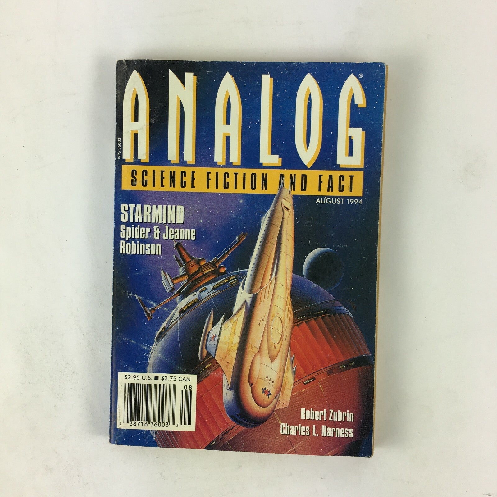 August 2003 Analog ScienceFiction Fact Magazine Starmind Spider & JeanneRobinson