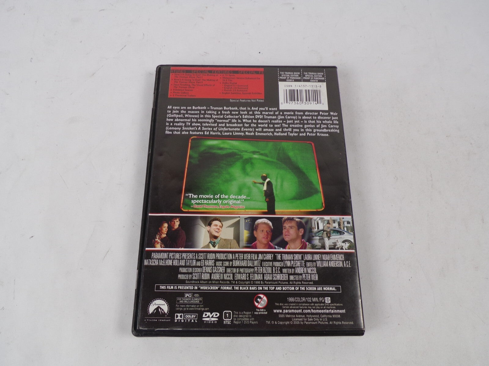The Truman Shoow Jim Caarrey Special Edition " Show Is A Miraculous DVD Movies