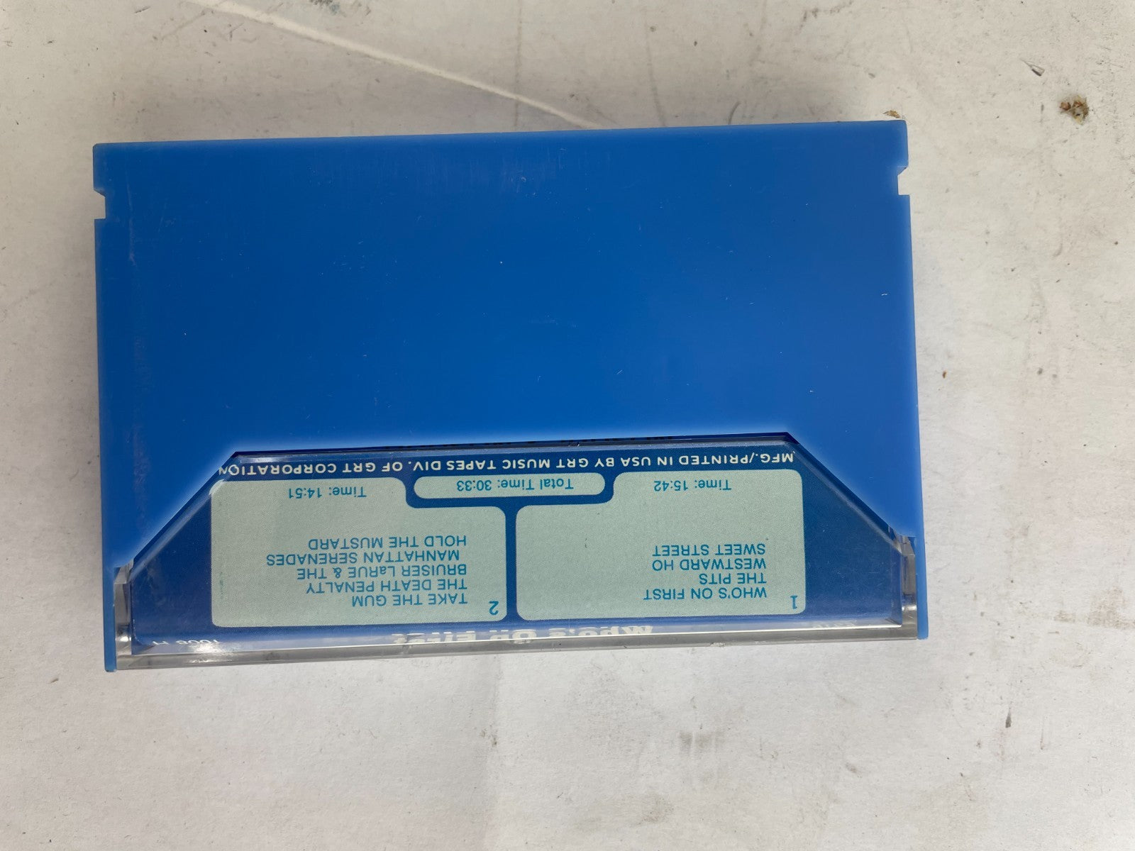 Hudson And Judson Who's On First The Pits Westward Ho Sweet Street Take#Cassette