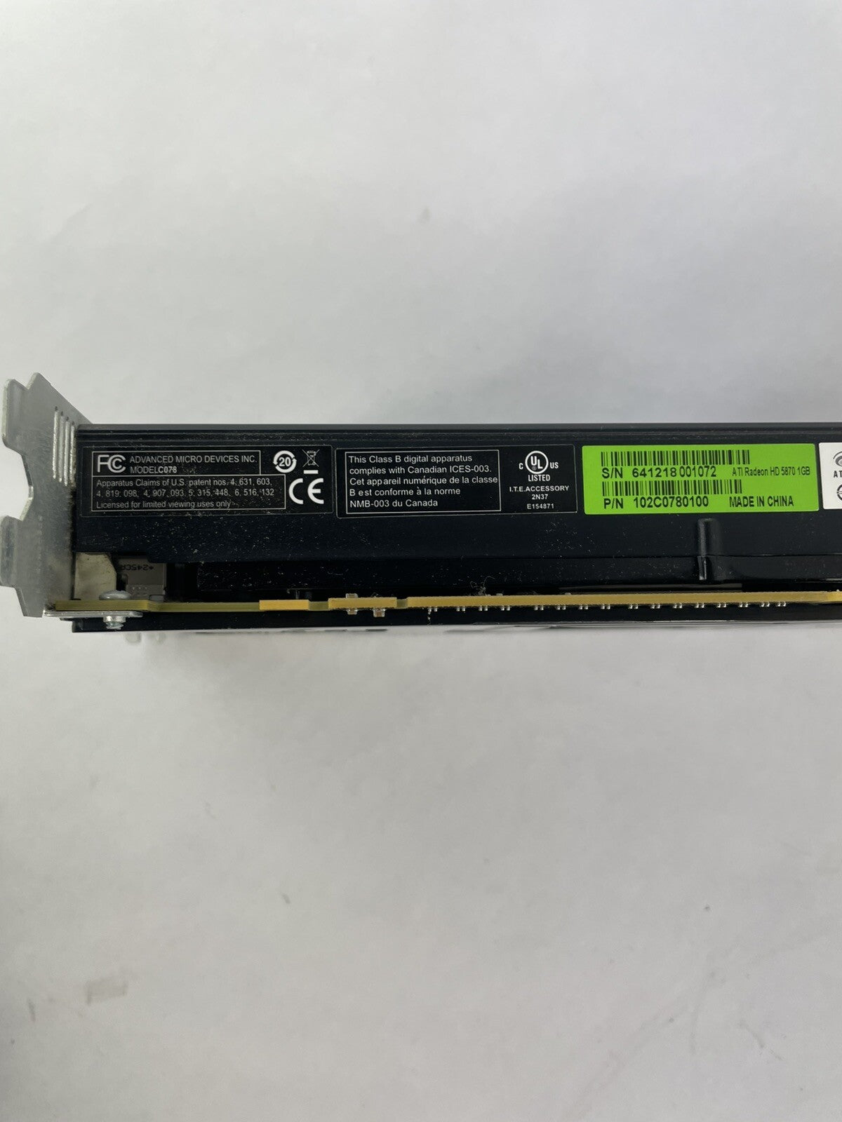 ATI RADEON HD 5870 1GB VIDEO CARD - Mac Pro A1186 2008, A1289 2009 to 2012