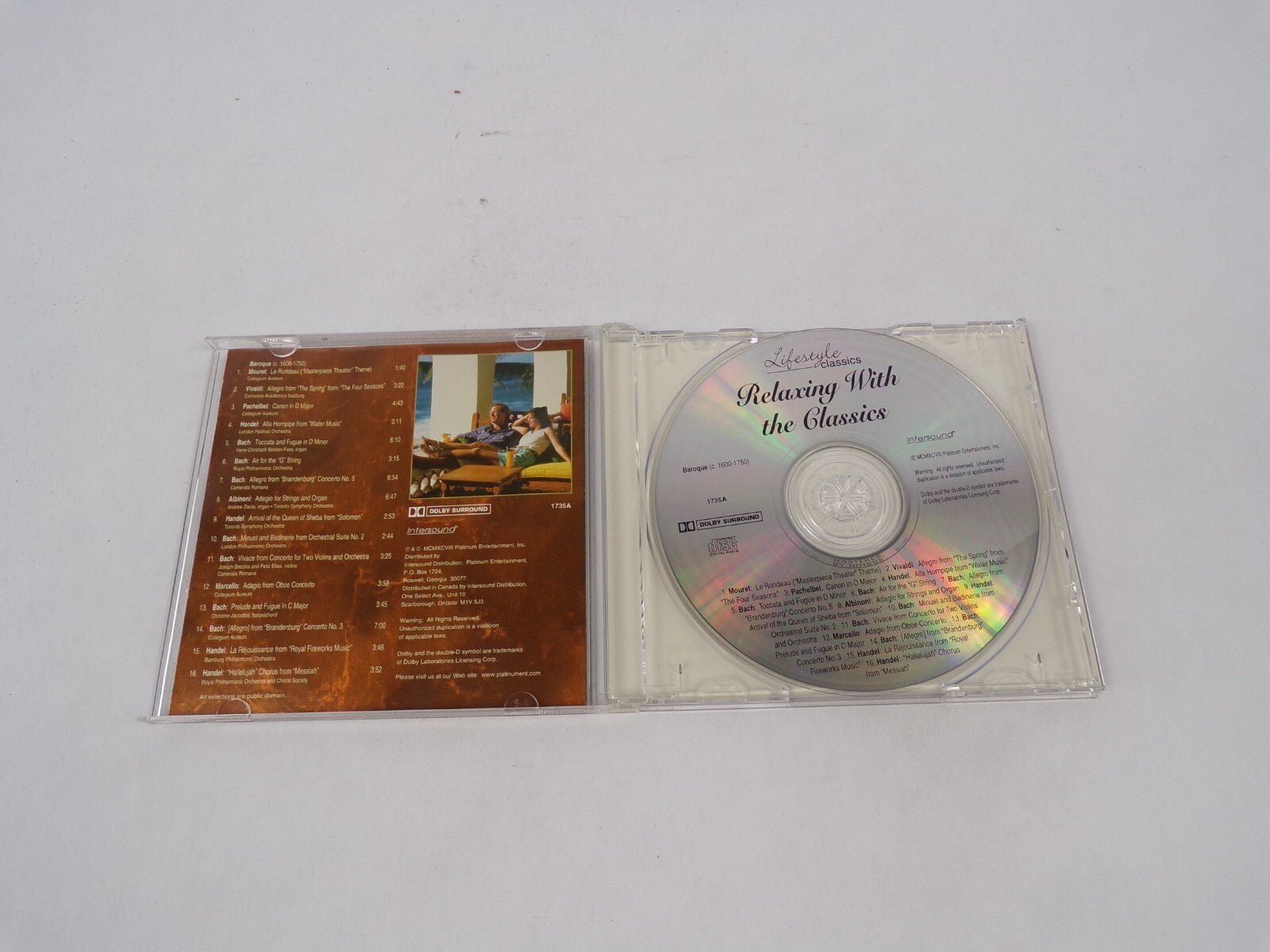 Relaxing With The Classics Baroque Mouret: Le Rondeau Vivaldi: Allegro FromCD#69