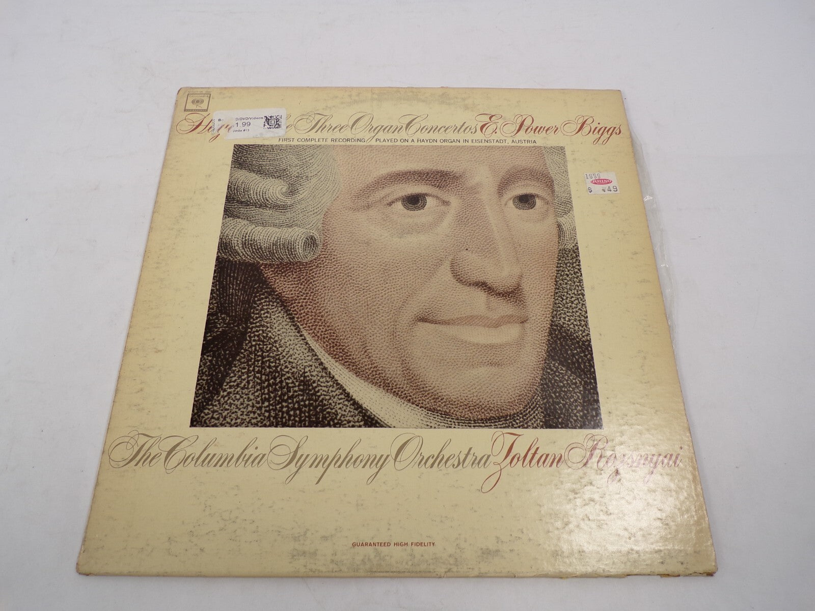 Haydn The Three Organ Concertos E.Power Biggs Symphony Orchestra Vinyl Records