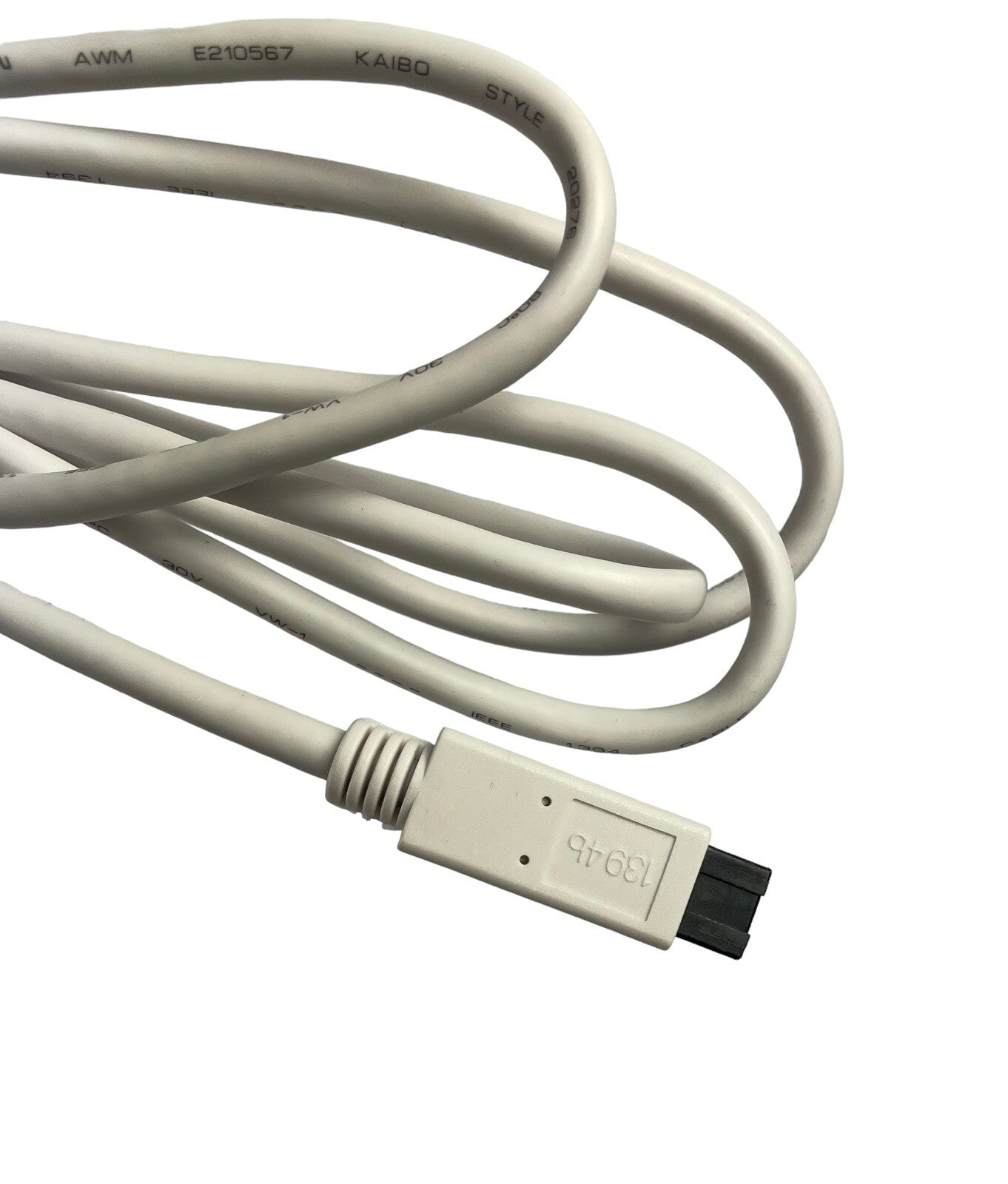 FireWire 1394b 800 IEEE 9 Pin to 9 Pin Male to Male Cable for PC / Mac ( White )