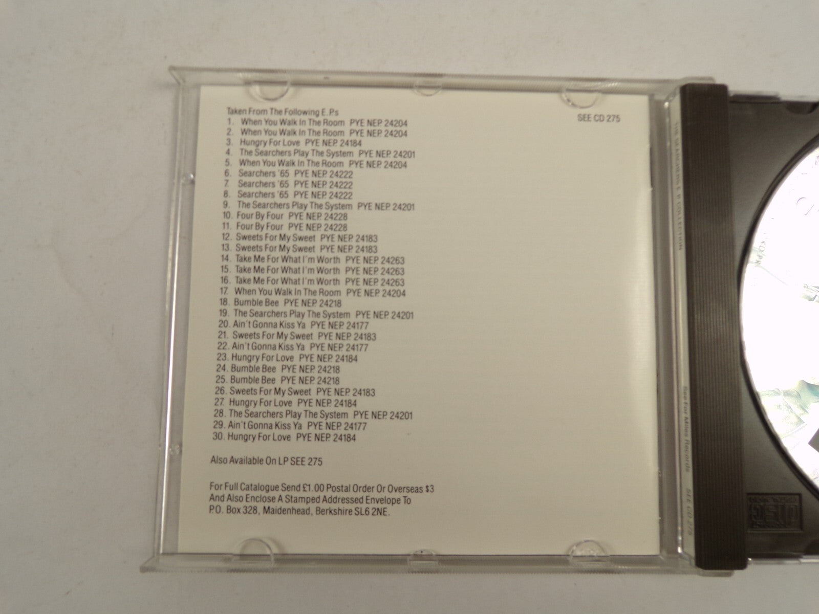 The Searchers E.P Collection When You Walk In The Room Oh My Lover CD#48