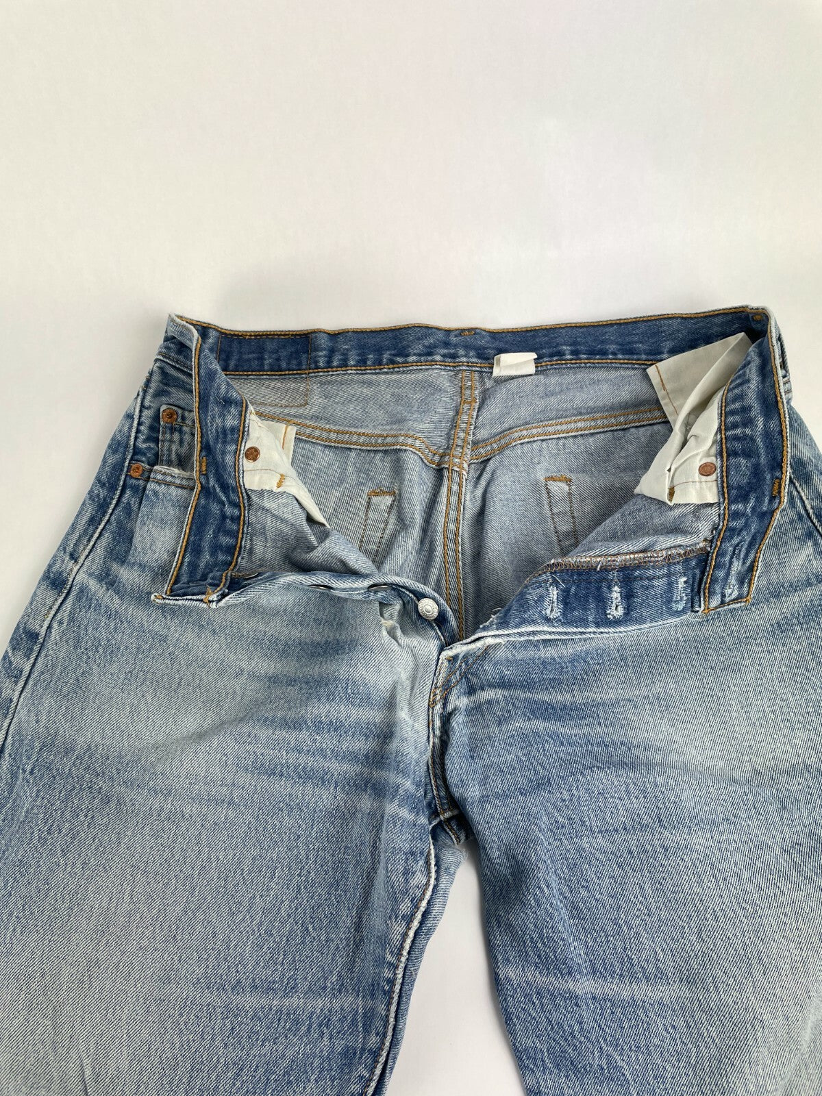 Levi's Men's Blue 501 Regular Fit Straight Leg Jeans Size W 36 L 36