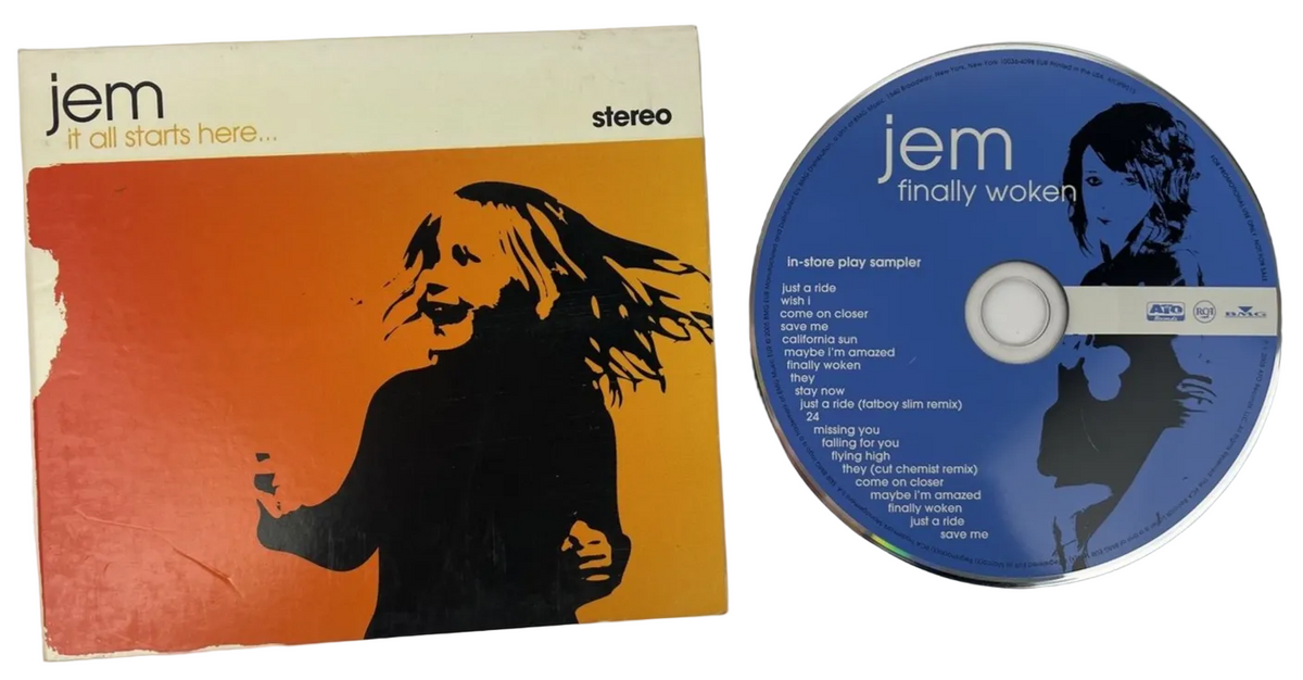 2 x Jem Sudio CD – It All Starts Here 2003 & Finally Woken 2005 - Trip Hop, Pop