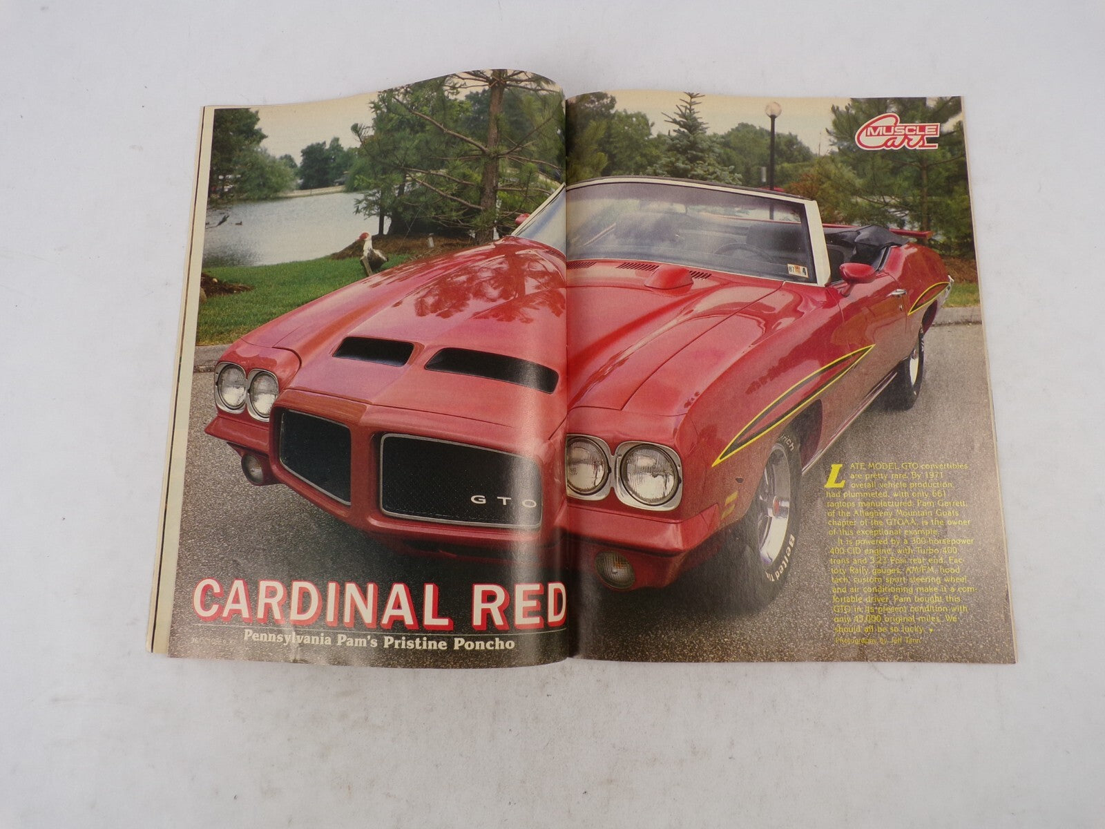 October 1987 Muscle car Jamboree Special Award Winner '87 GTO Nationals Revival: