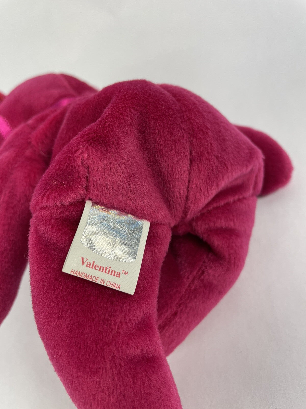 Valentina RARE TY Beanie Baby TAG ERRORS 1998/99 w hologram New & Mint