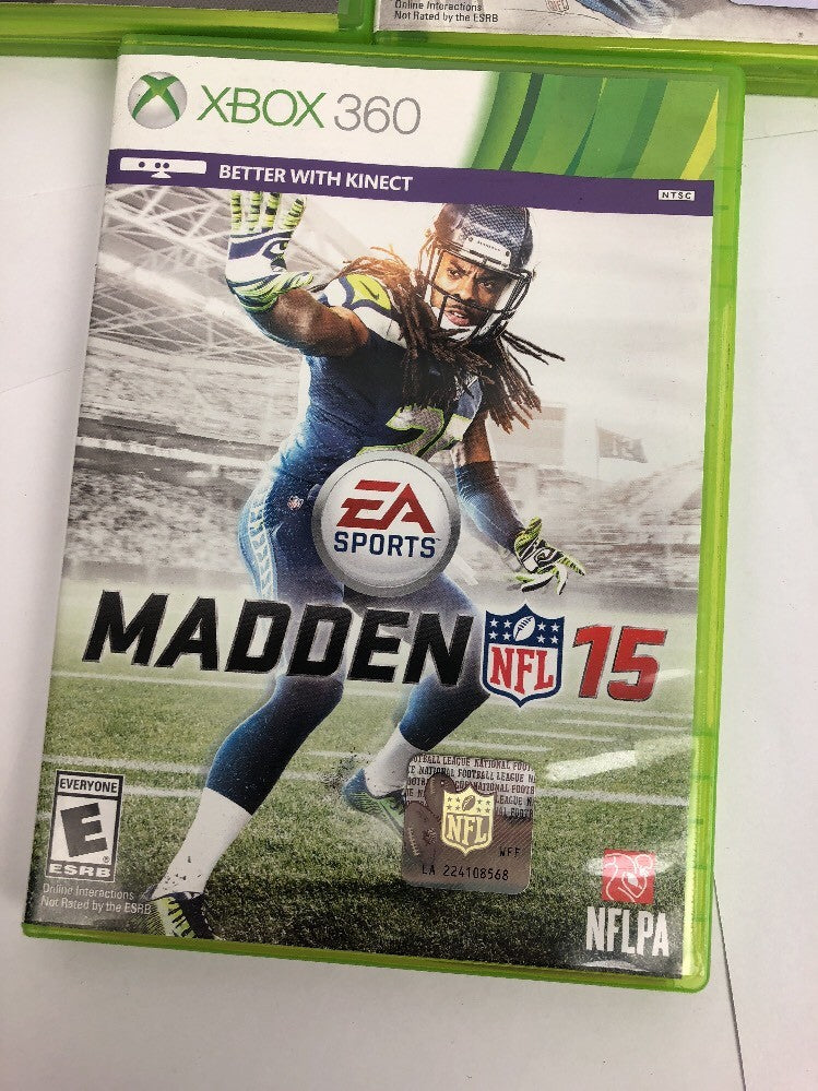 Madden NFL 07 (Microsoft Xbox 360, 2006) Complete 2013 2015 Bundle