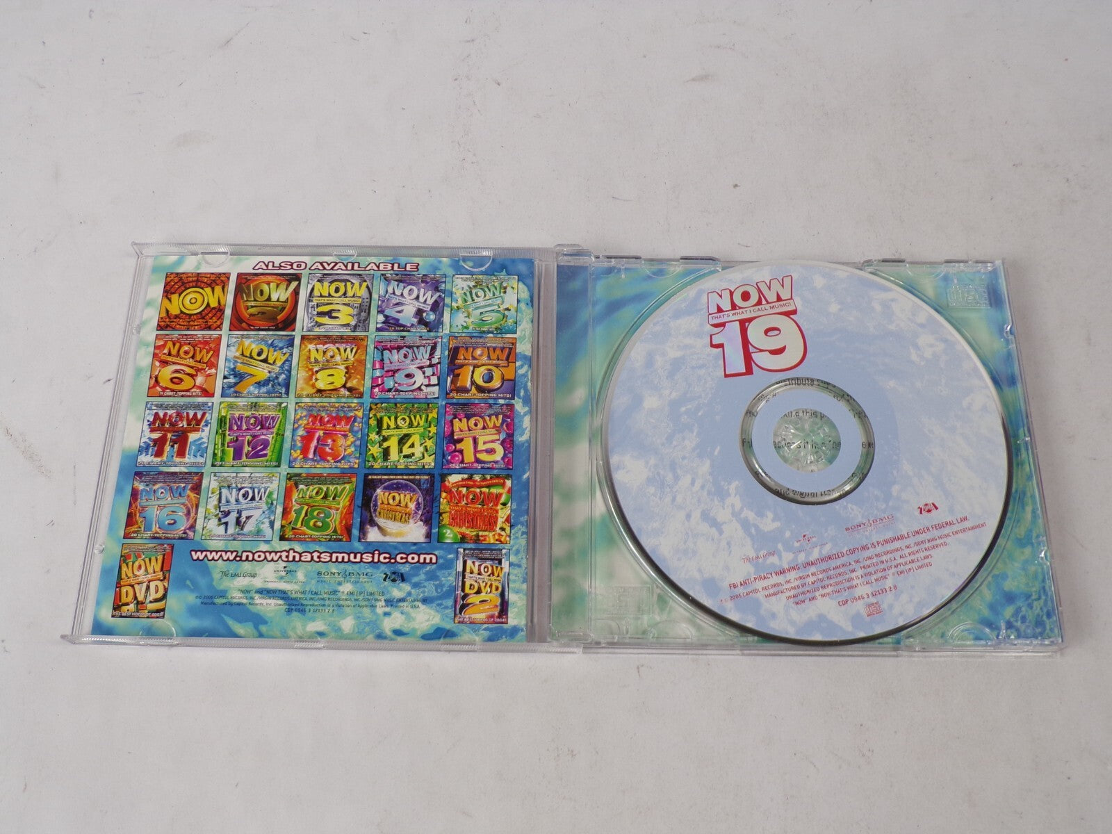 Now That's What I Call Music! 19 Gwen Stefani Will Smith Amerie Ciara BobbyCD#62