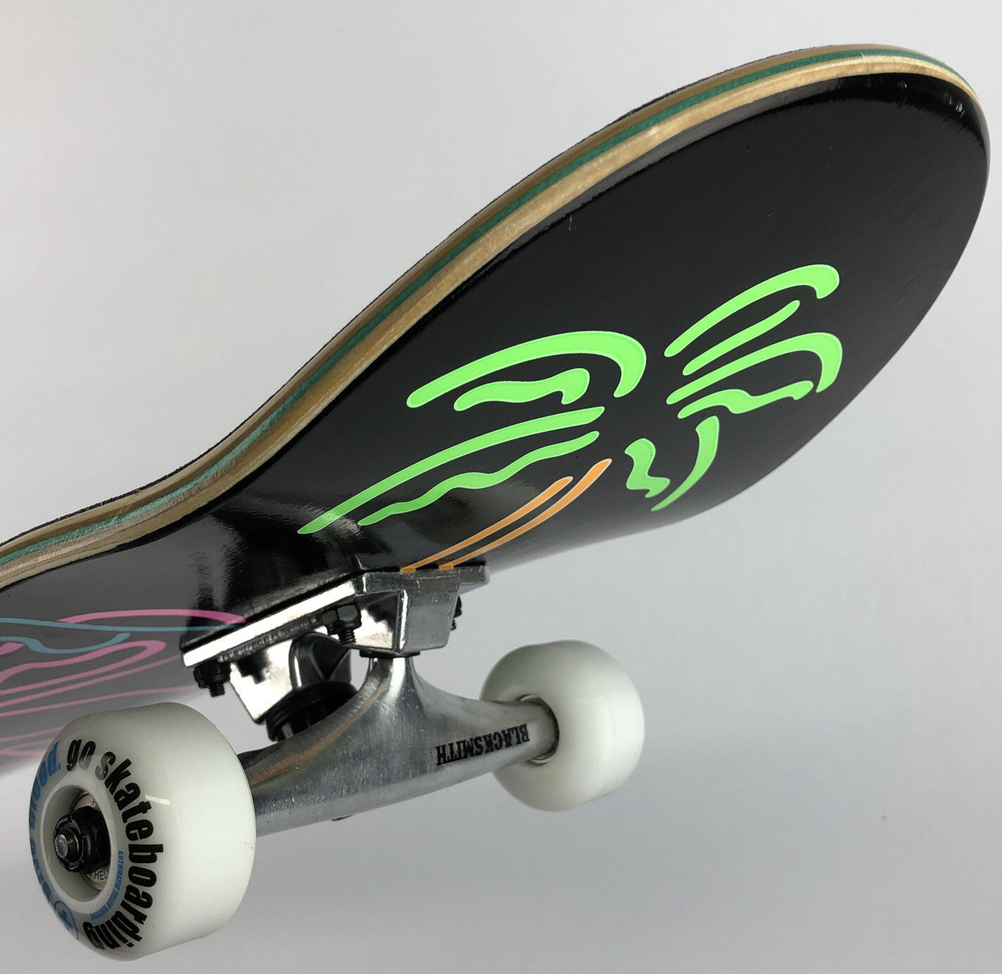 ATM Click Neon Flamingo Complete Skateboard 8.0" Blacksmith Trucks 53mm Wheels