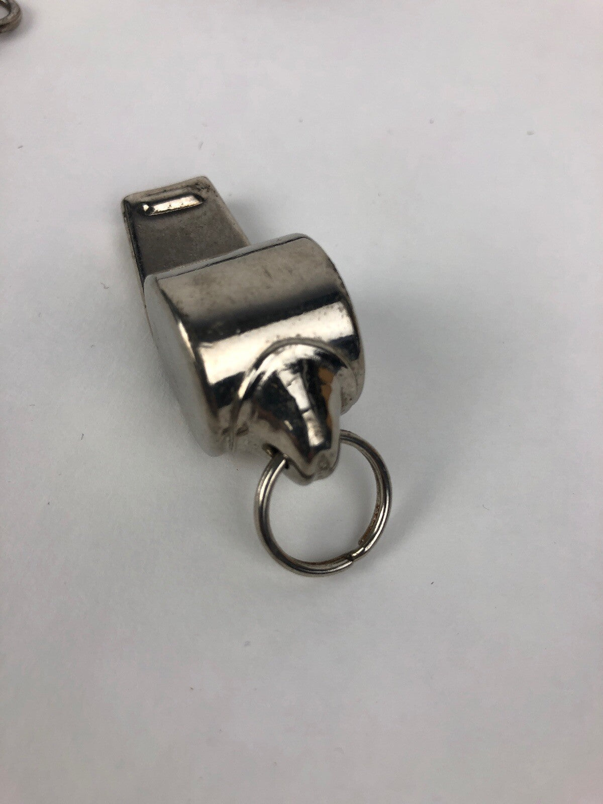 THE ACME THUNDERER Solid Brass Whistle Chrome Police Made in England Vintage