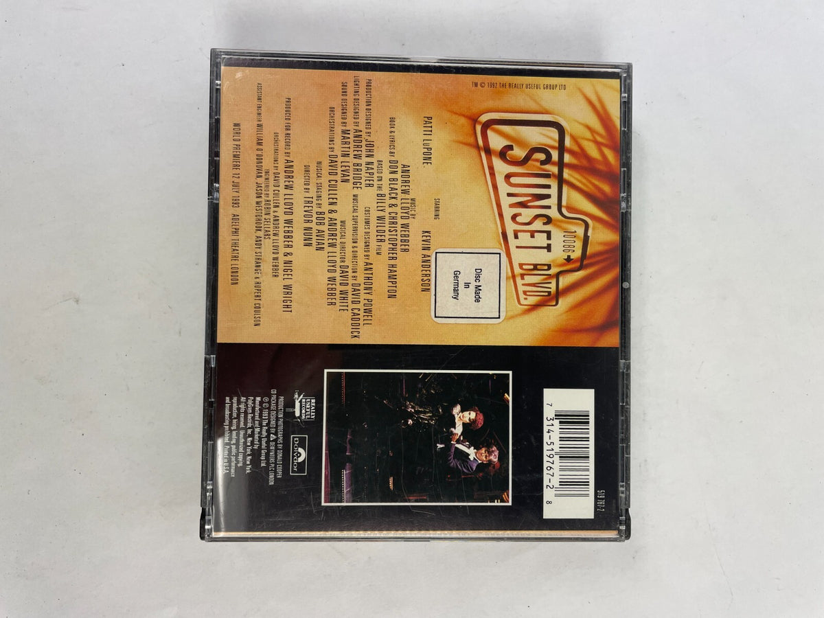 The Andrew Lloyd Webber Musical Sunset Blvd World Premiere Recording CD#72