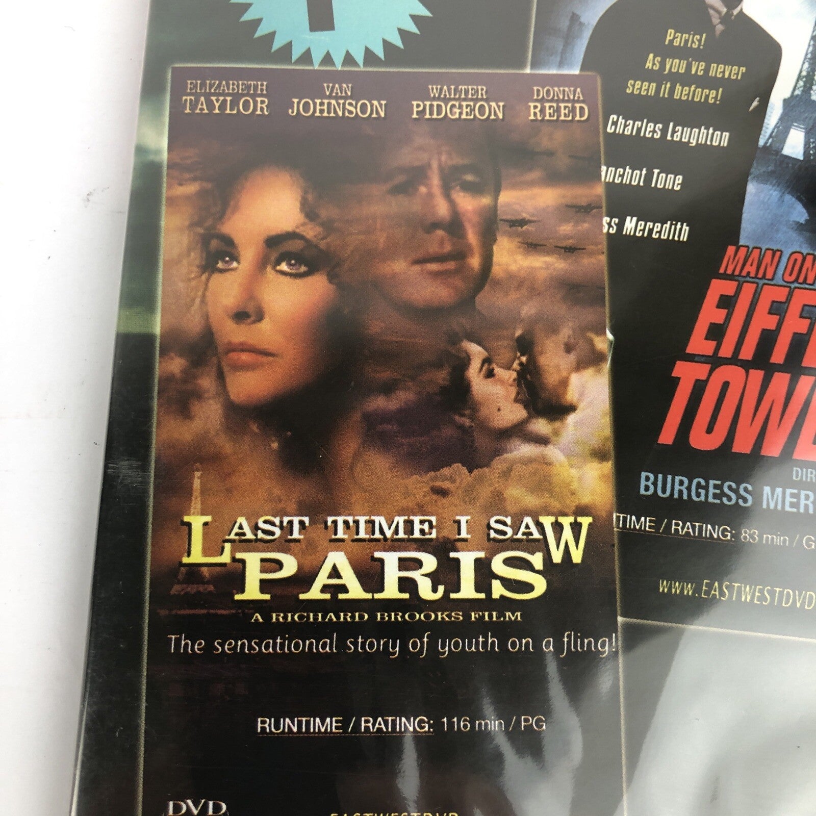 Man on the Eiffel Tower / Last time I Saw Paris , Double Feature (DVD, 2004) NEW