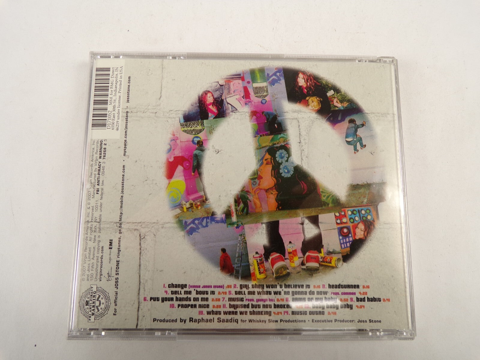 Introducing Joss Stone Change Music What Were We Thinking Music Ougro CD#53