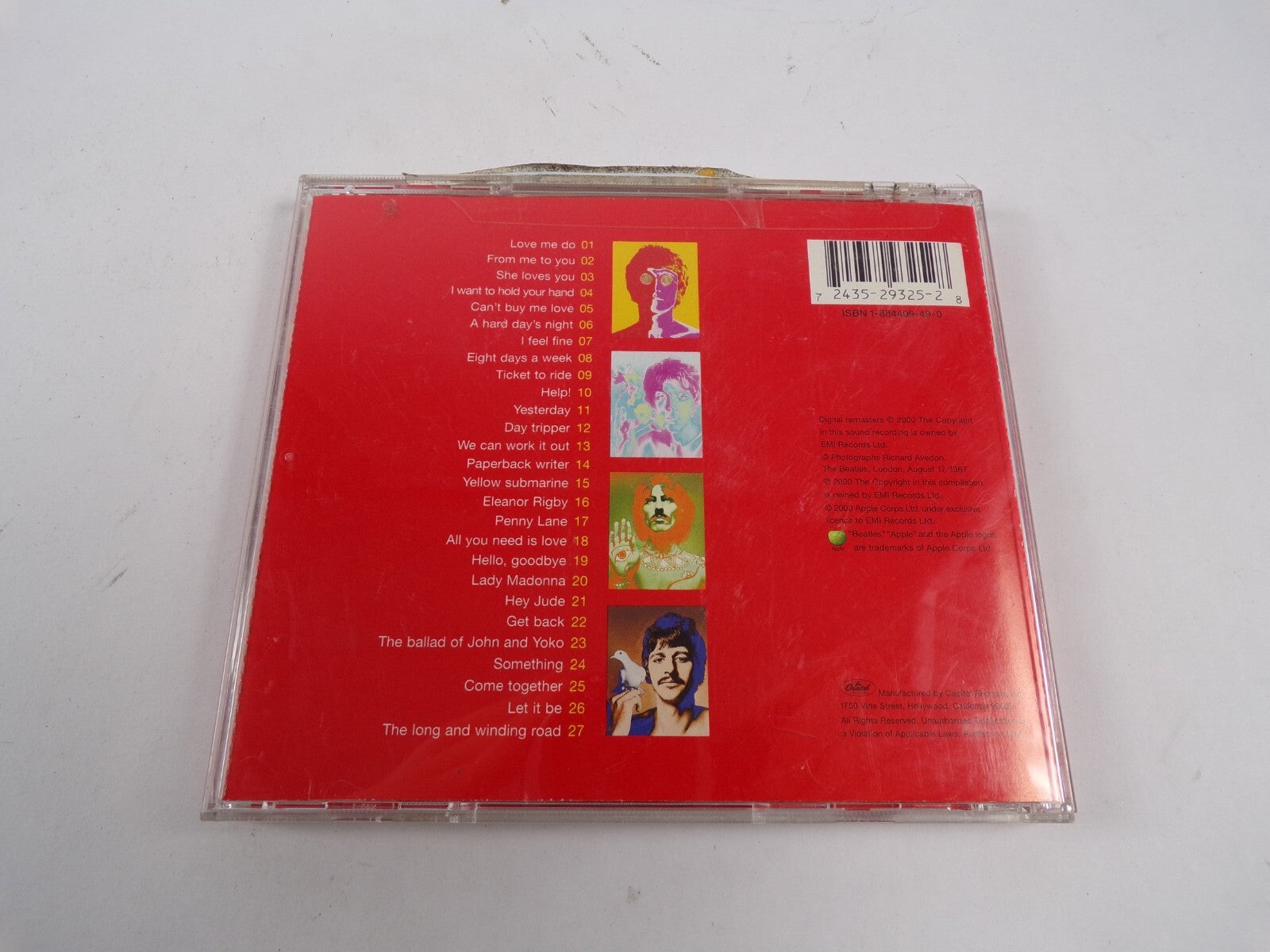 The Beatles 1 Love Me Do From MeTo You I Feel Fine Penny LaneCome Together CD#48