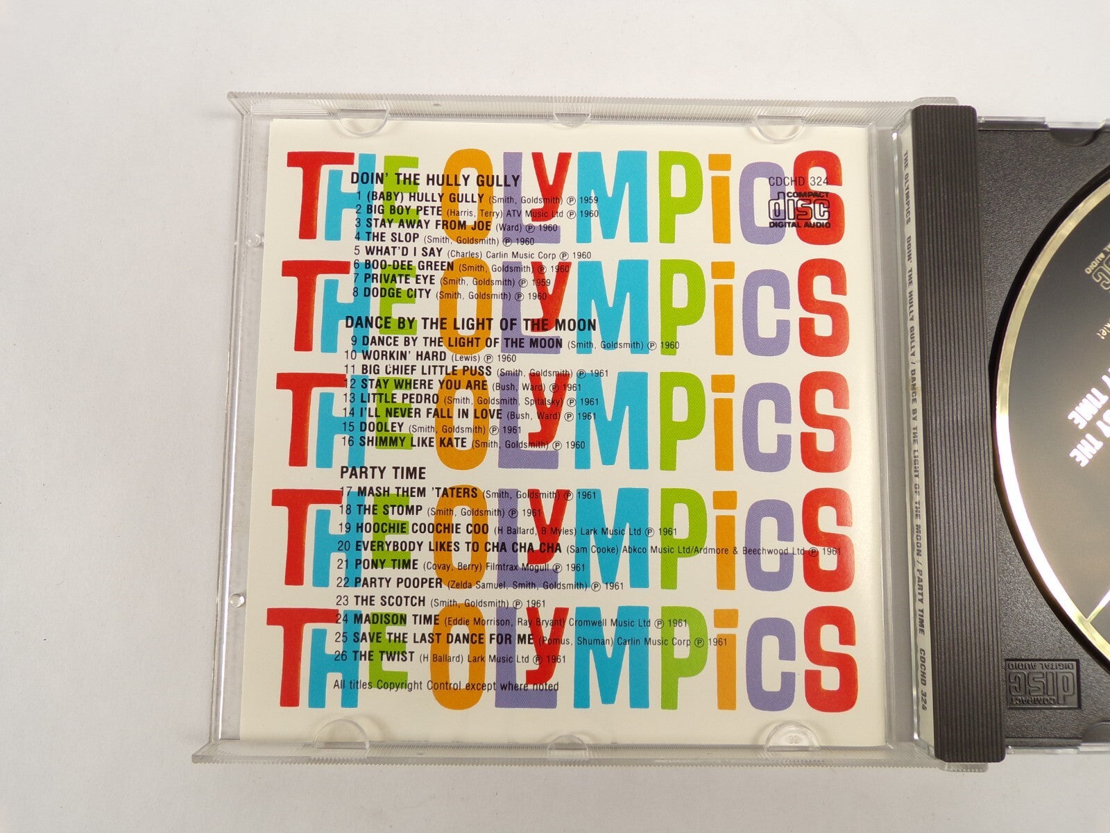 The Olympics Doin The Hully Gully Dance By The LIght Of The Moon CD#49