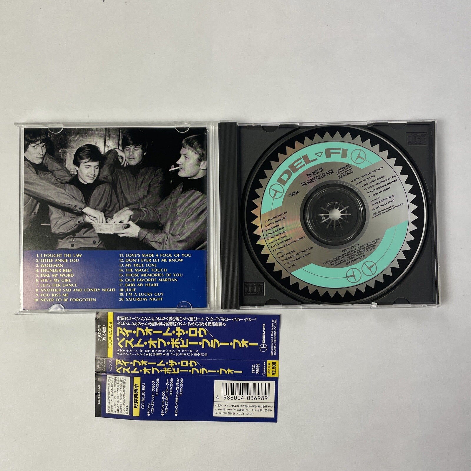 The Best Of The Bobby Fuller Four CD Japanese Import Rare #17