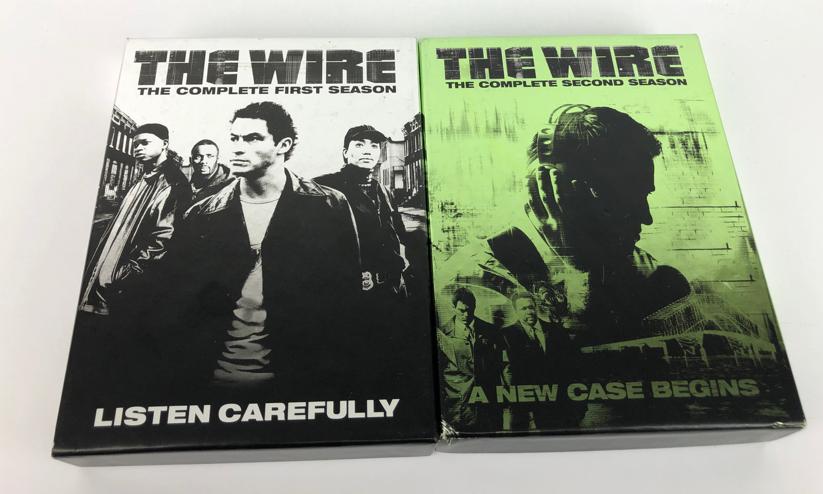 THE WIRE Seasons 1 & 2 Box Sets DVD Lot HBO Complete Mint discs Guaranteed
