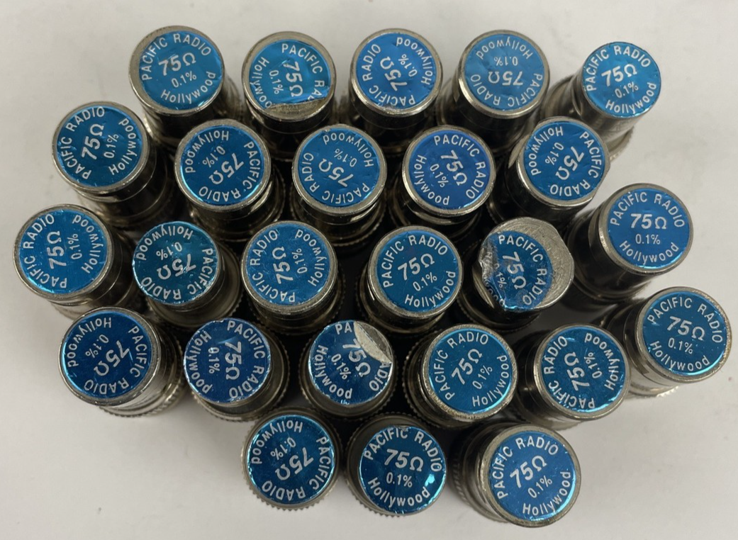 26-Pack Pacific Radio Hollywood Universal BNC Compression Connector Male .01%