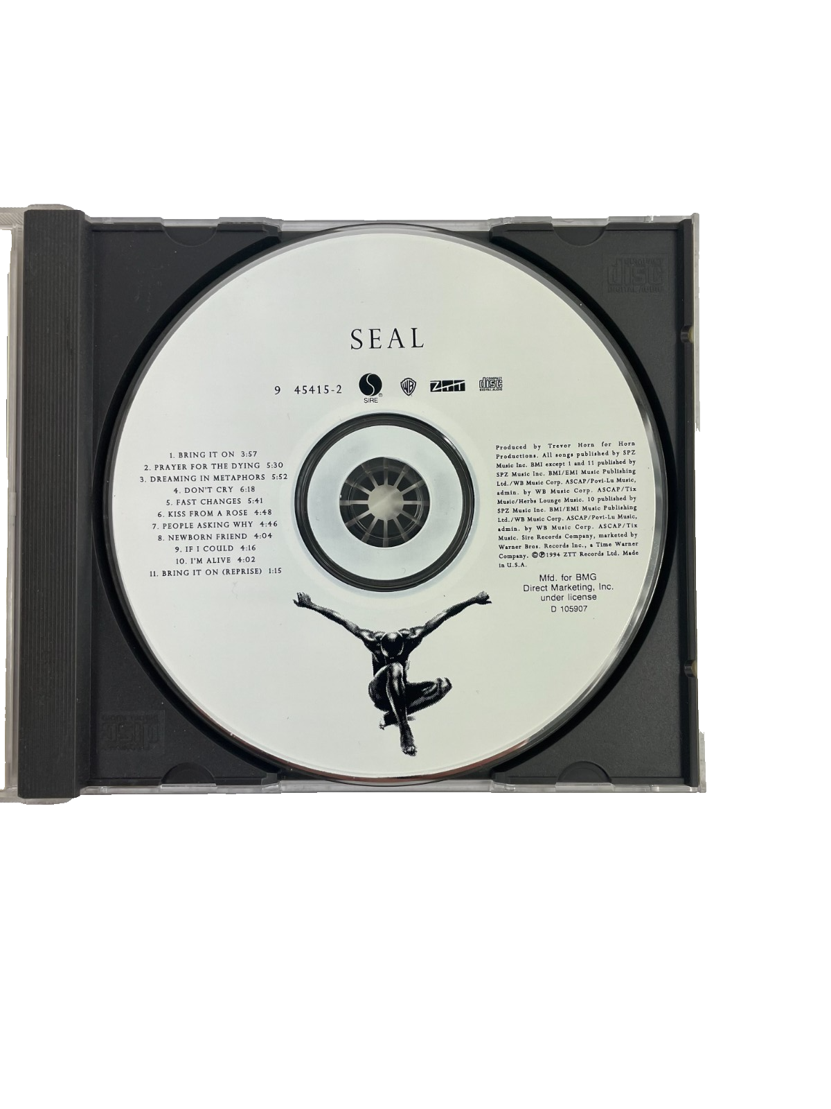 Seal Bring It On Prayer For The Dying Dreaming In Metaphors Don't Cry CD#14
