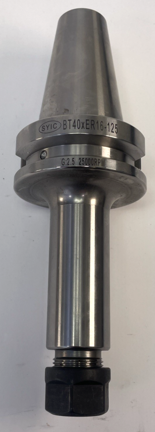 Techniks SYIC-16155 BT40 x ER16 - 125 CNC Collet Chuck Tool Holder 25000 RPM